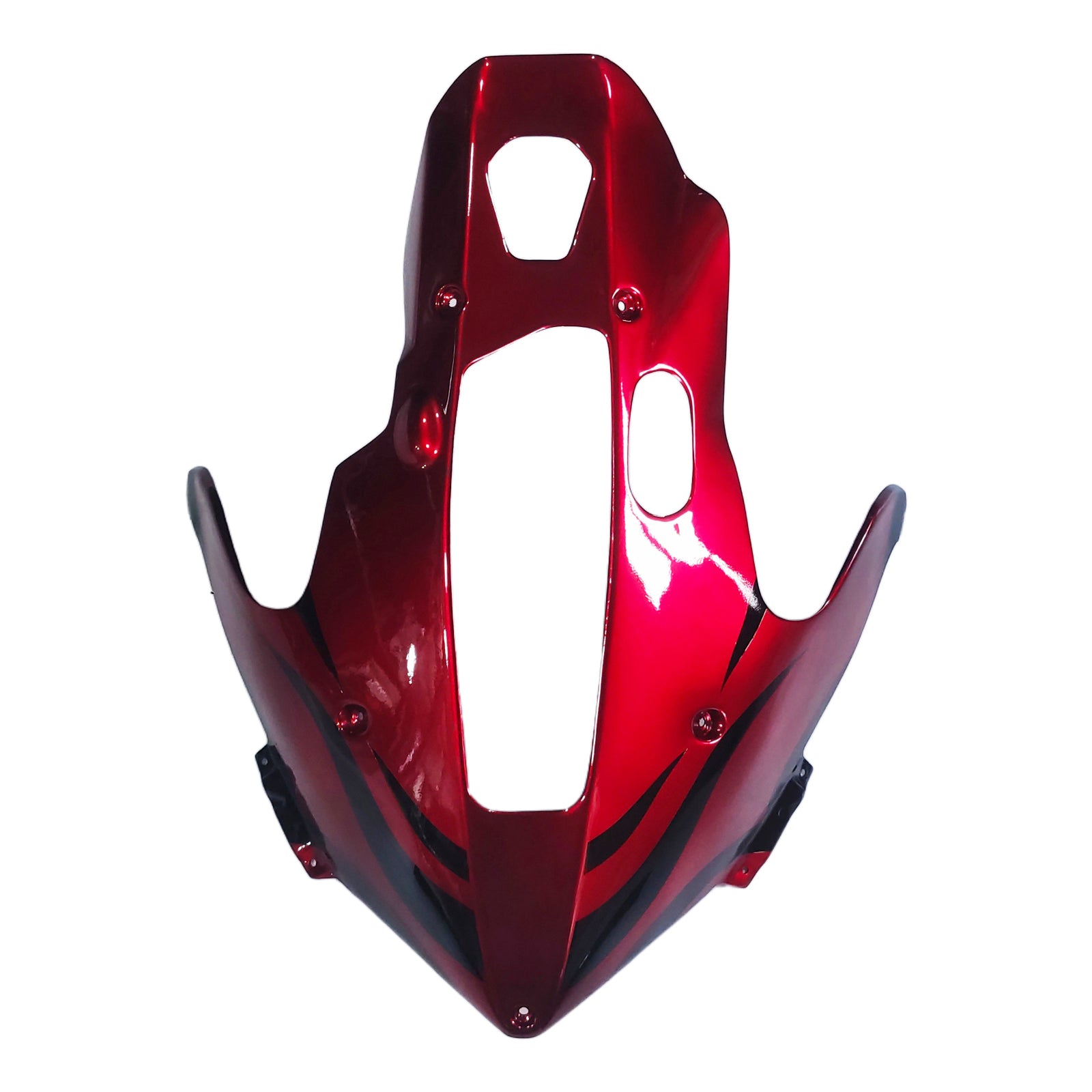 Carénage Amotopart pour Yamaha YZF1000R Thunderace 1997-2007, rouge&Kit Style2 noir