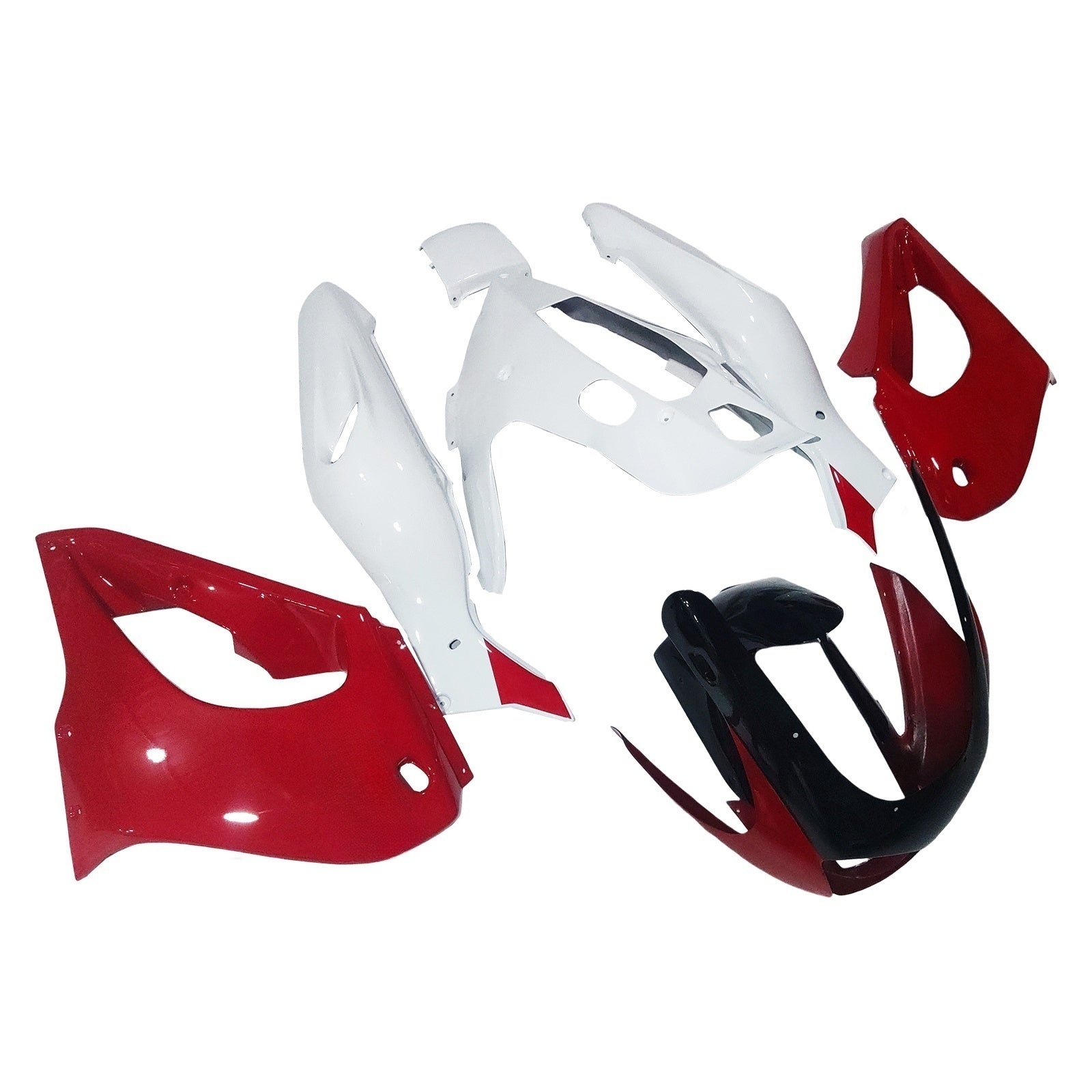 Amotopart 1997-2007 Yamaha YZF1000R Thunderace Fairing White&Red Kit