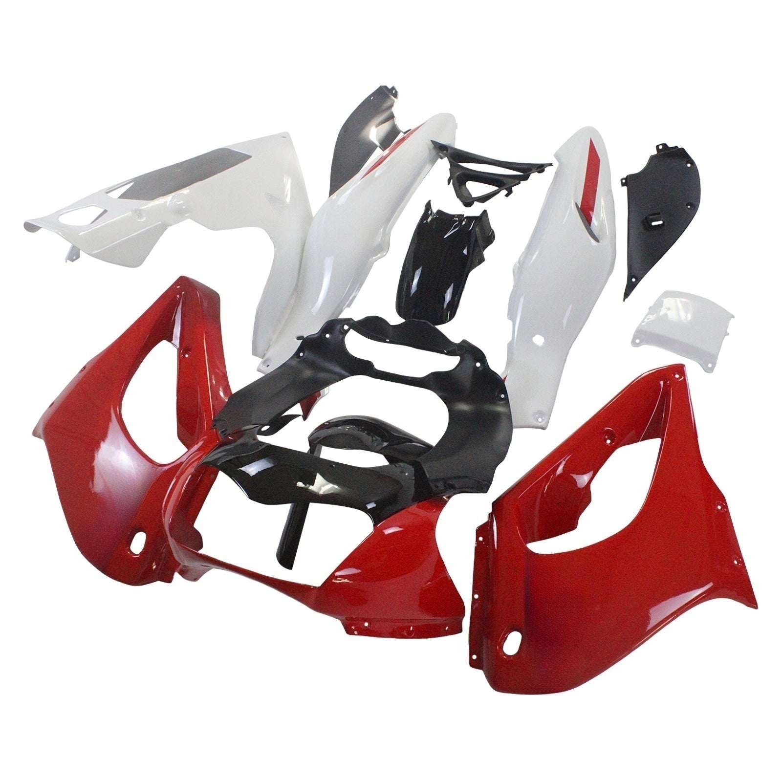 Amotopart 1997-2007 Yamaha YZF1000R Thunderace Fairing Red&Black Style5 Kit