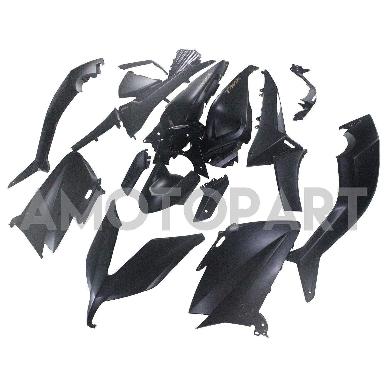 Amotopart 2015-2016 Yamaha T-Max Tmax530 Fairing Matte Black Kit