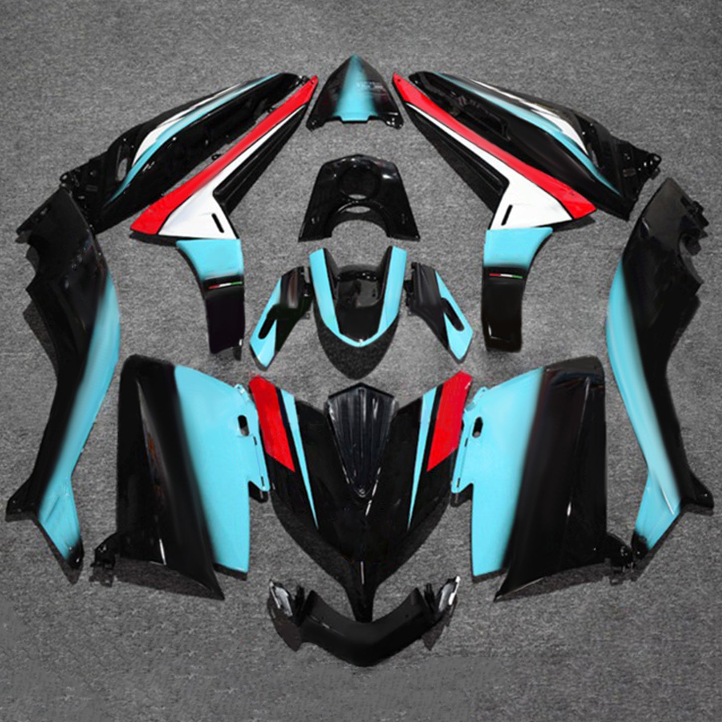AMOTOPT 2015-2016 YAMAHA T-MAX TMAX530 KIT PETRONAS AZUL BULA