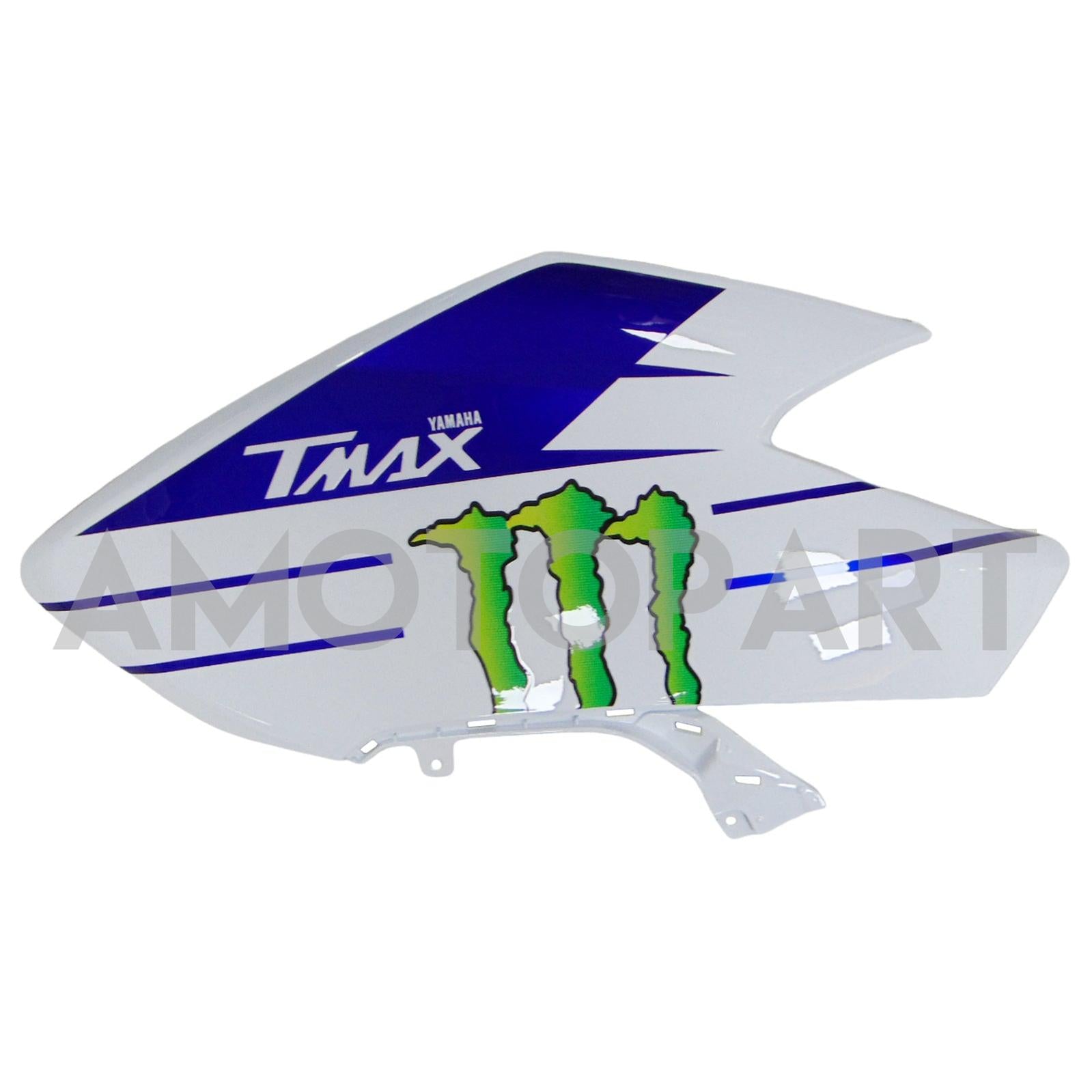 Amotopart 2017-2018 Yamaha T-Max TMAX530 Fairing White&Blue Kit