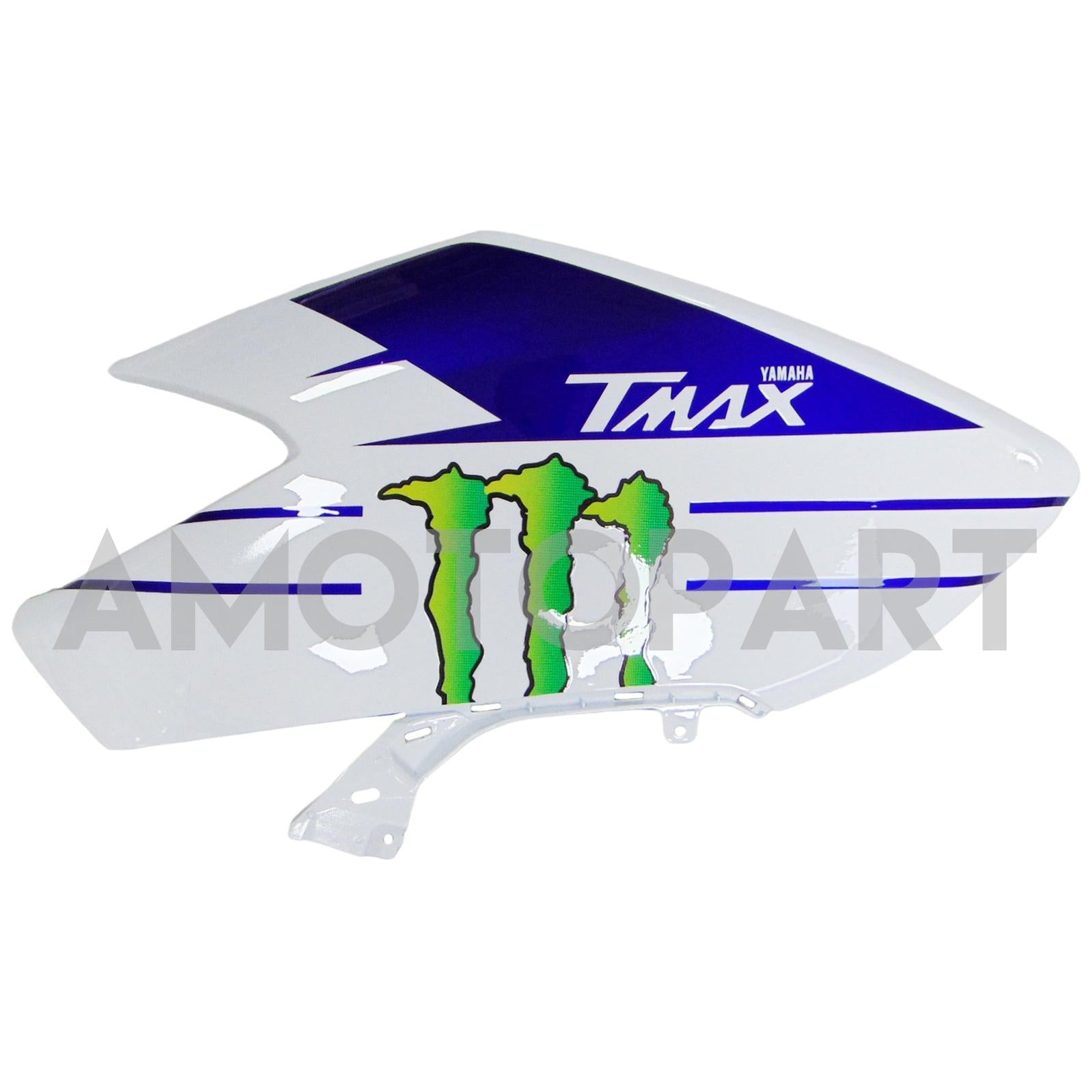 Amotopart 2017-2018 Yamaha T-Max TMAX530 Fairing White&Blue Kit