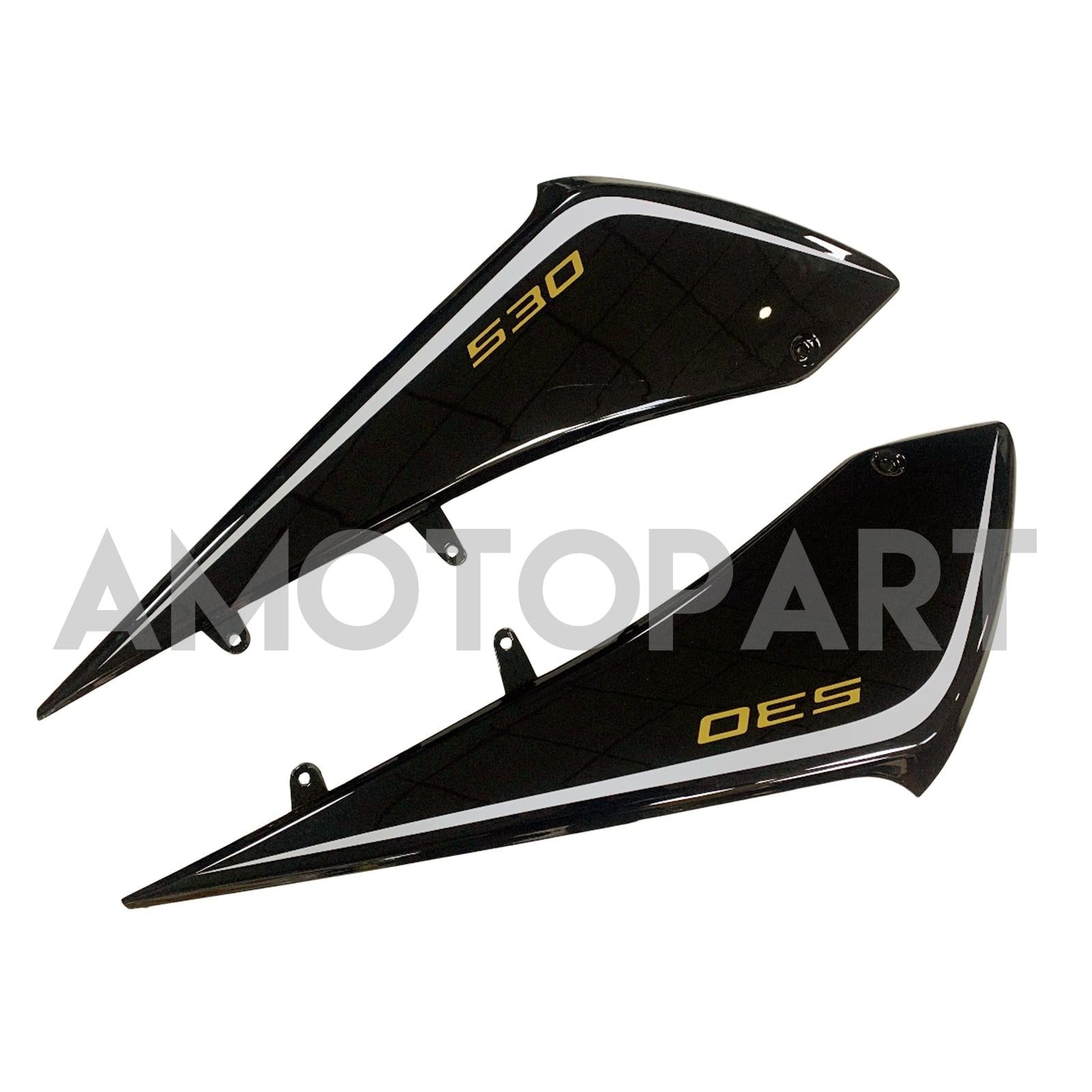 Amotopart Kit carena argento e oro Yamaha T-Max TMAX530 2017-2018