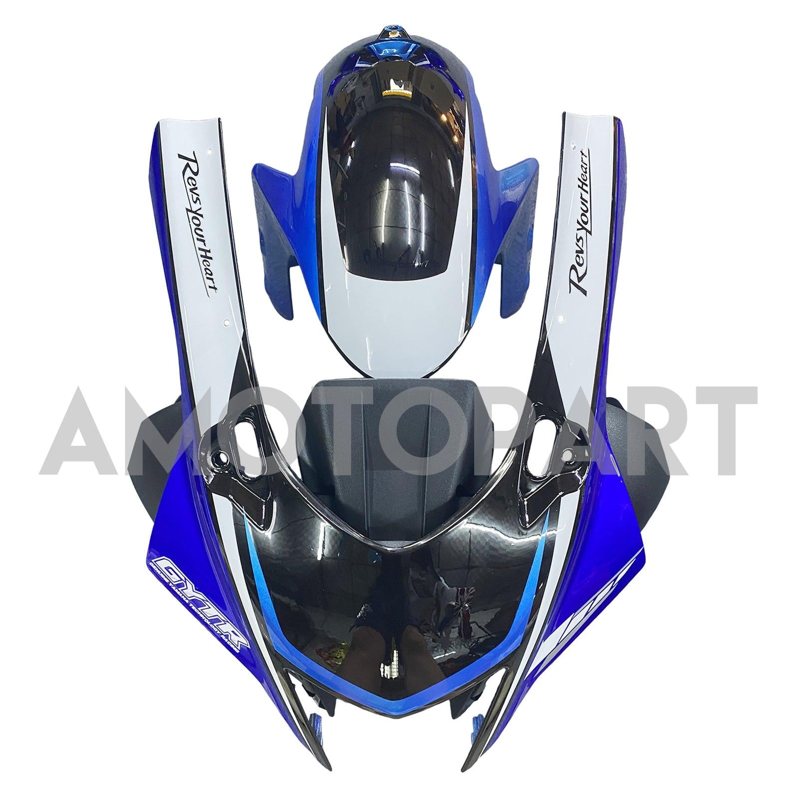 Amotopart 2021-2025 Yamaha YZF-R7 Blue Style1 Kit de carenagem