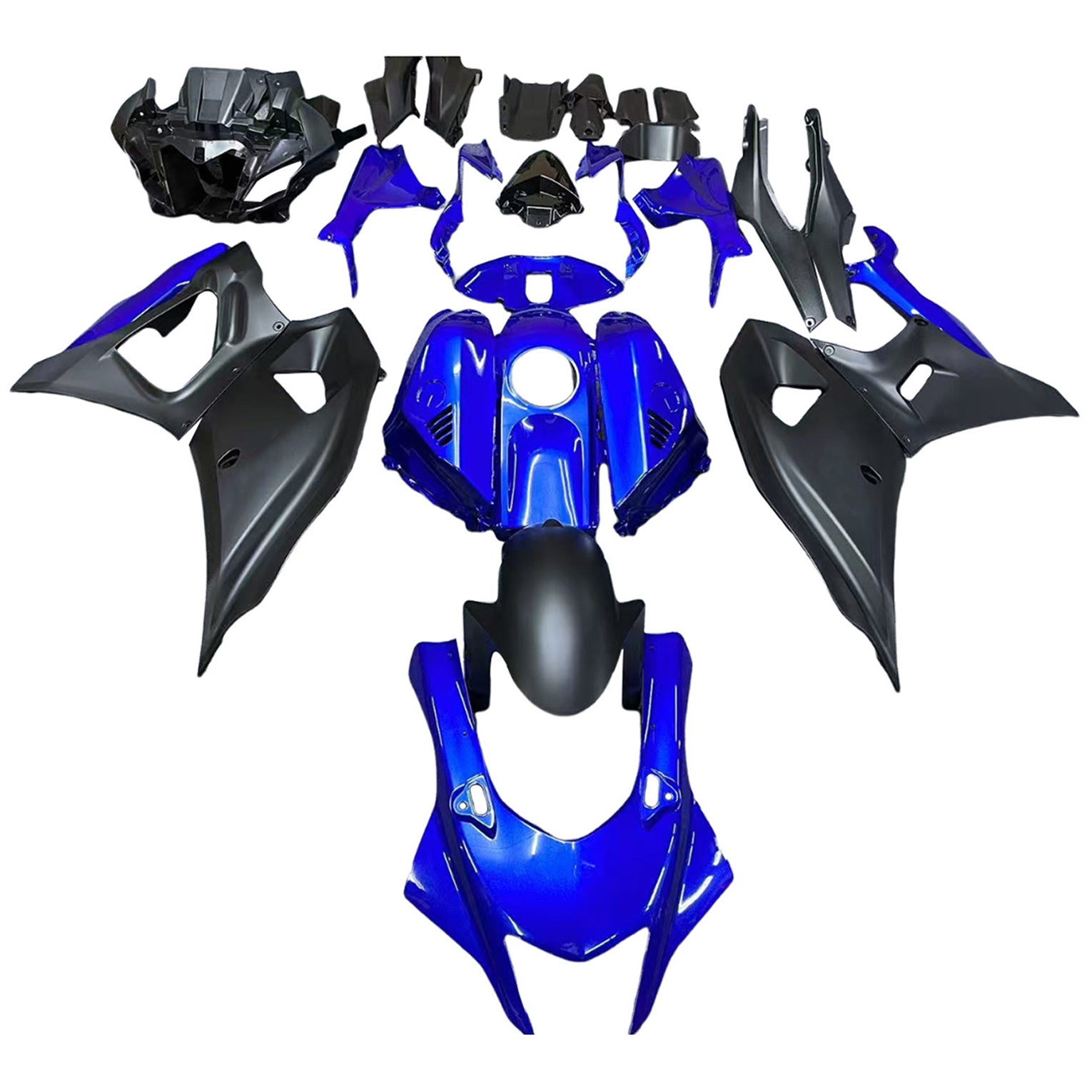 Amotopart 2021-2025 Yamaha YZF-R7 Blue Style4 Fairing Kit