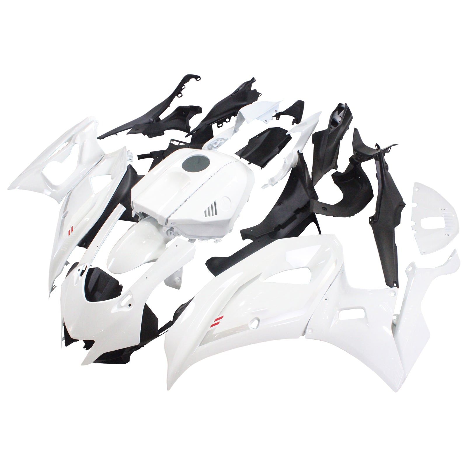 Amotopart 2021-2025 Yamaha YZF-R7 White Fairing Kit