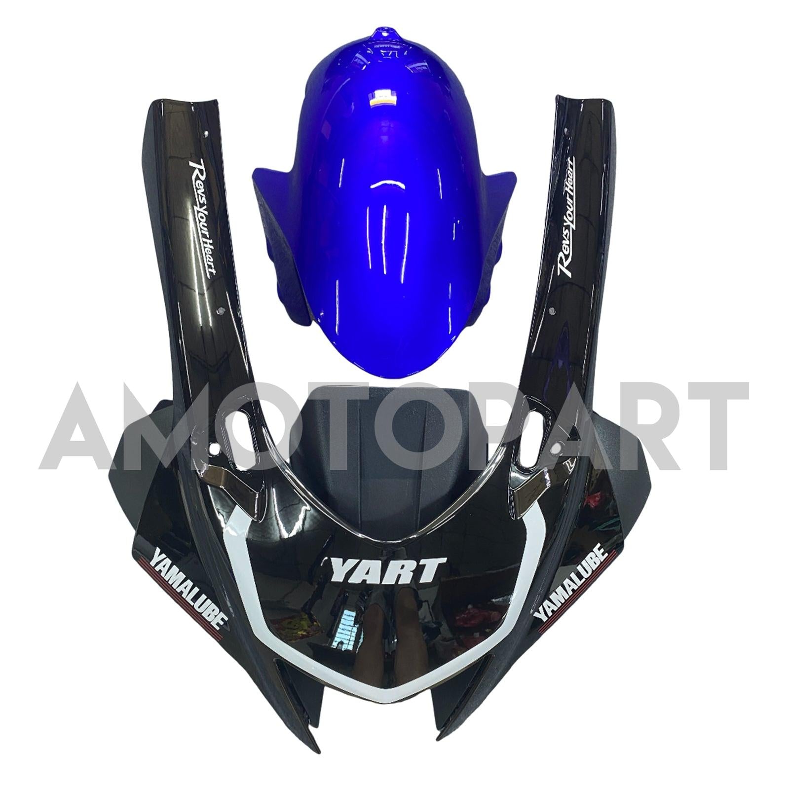 Amotopart 2021-2025 Yamaha YZF-R7 Blue&Black Style1 Fairing Kit