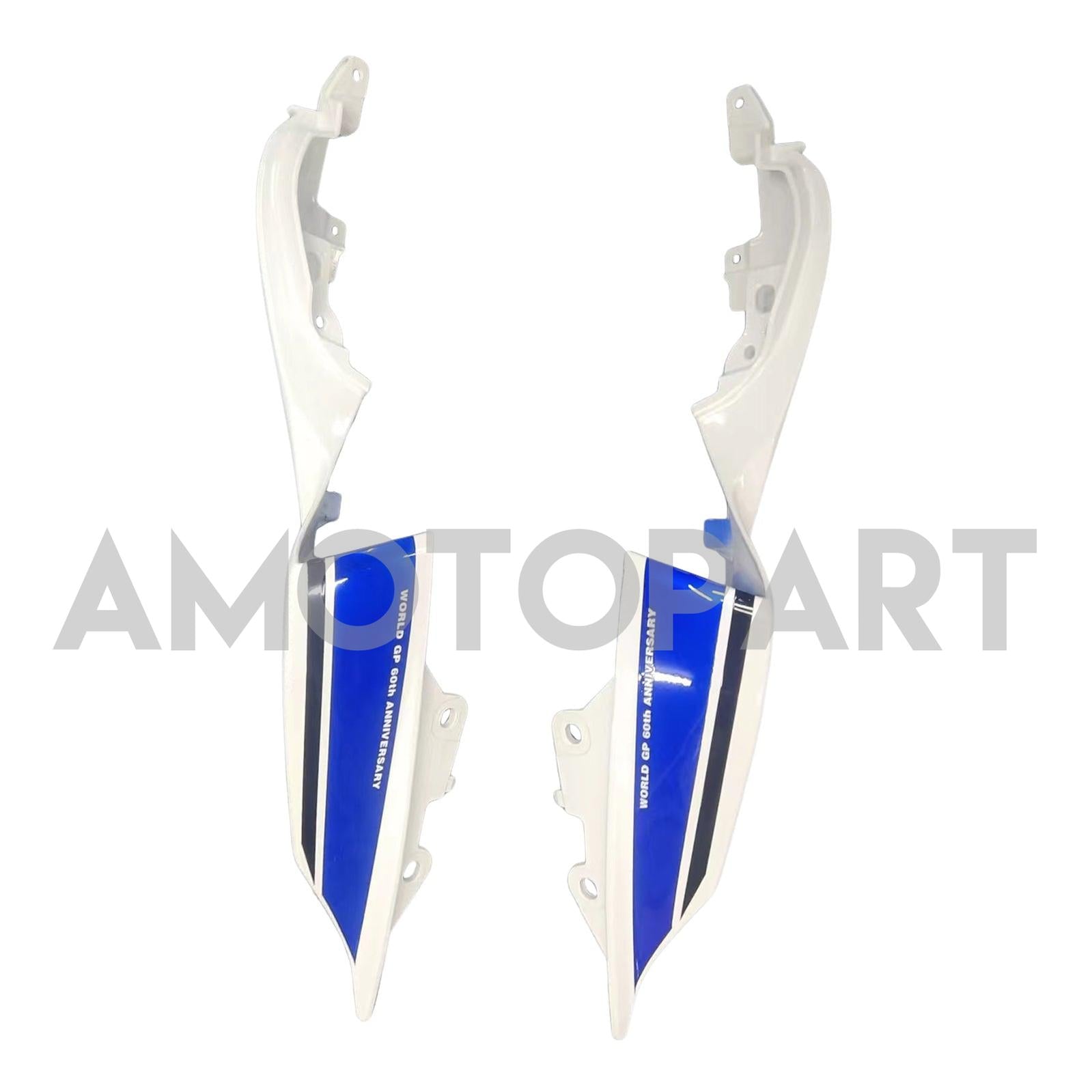 Amotopart 2021-2025 Yamaha YZF-R7 Blue & White Style2 Kit de carenagem