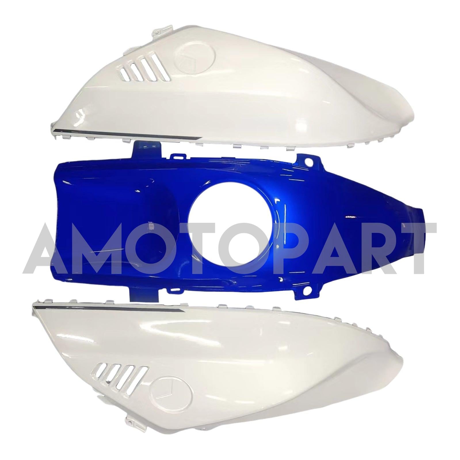 Amotopart 2021-2025 Yamaha YZF-R7 Blue & White Style2 Kit de carenagem