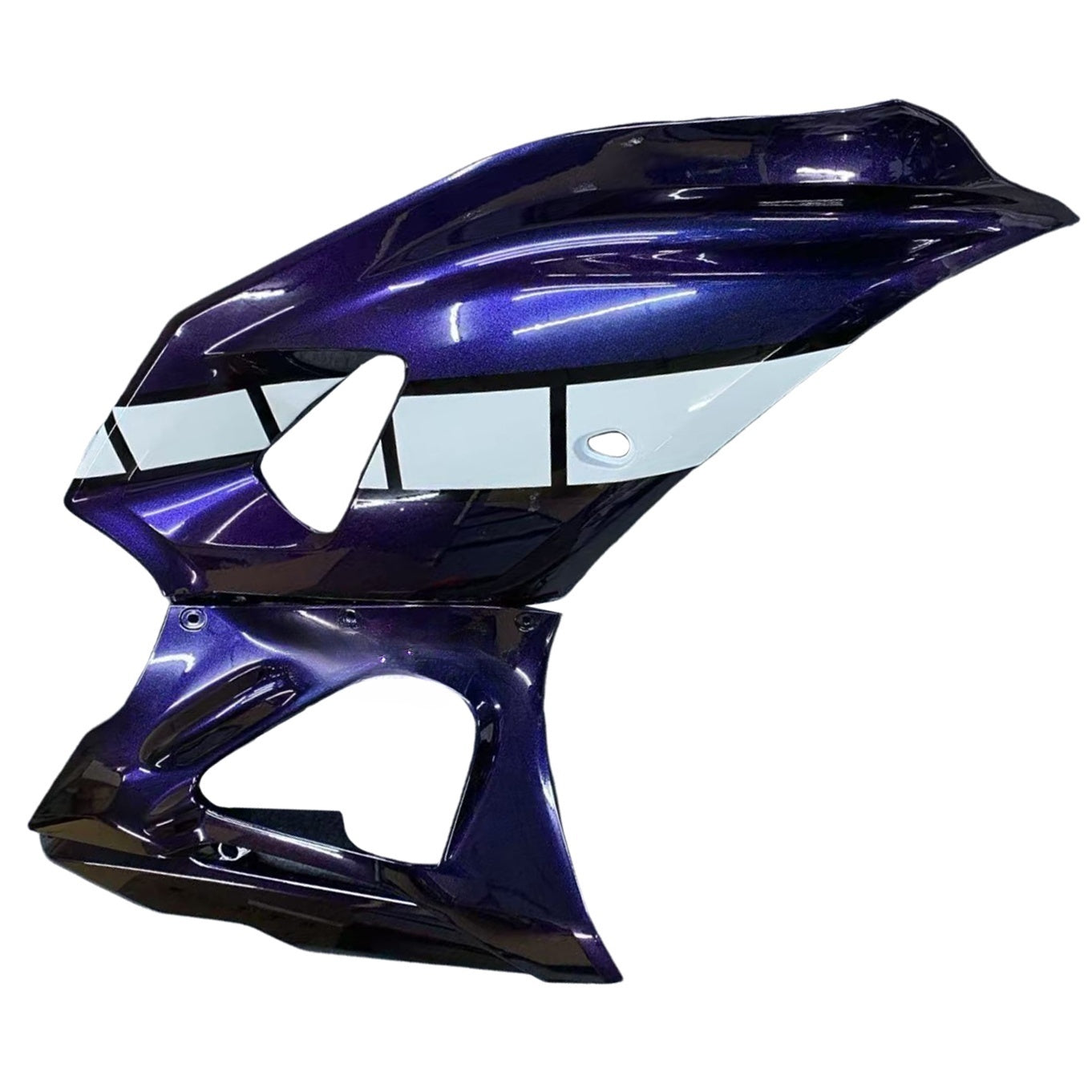 Amotopart 2021-2025 Yamaha YZF-R7 Bleu Dégradé&Kit de carénage Purple Style1