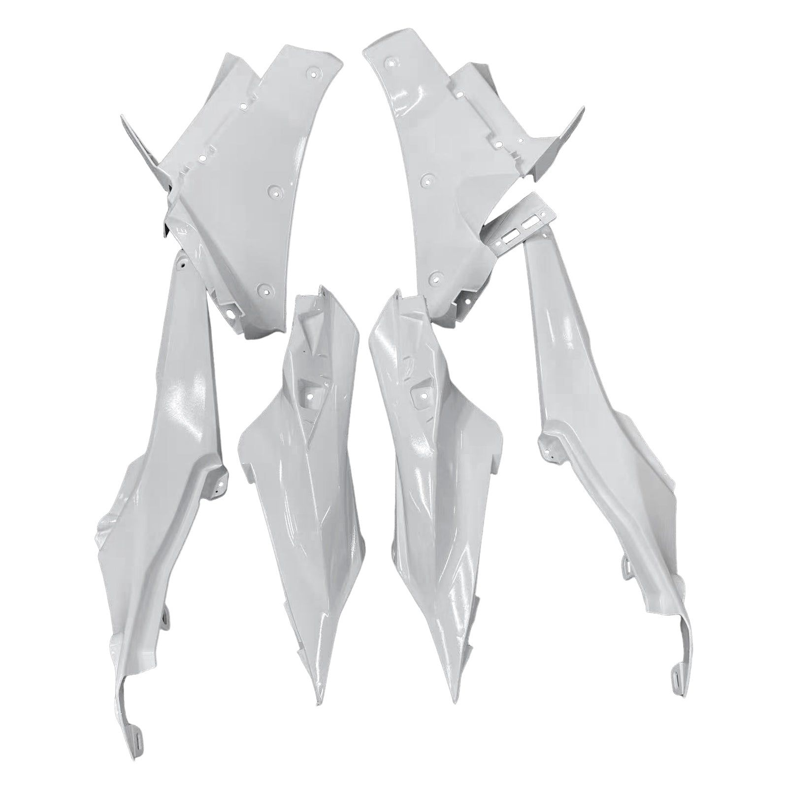 Amotopart 2021-2025 Yamaha YZF-R7 White Red Fairing Kit