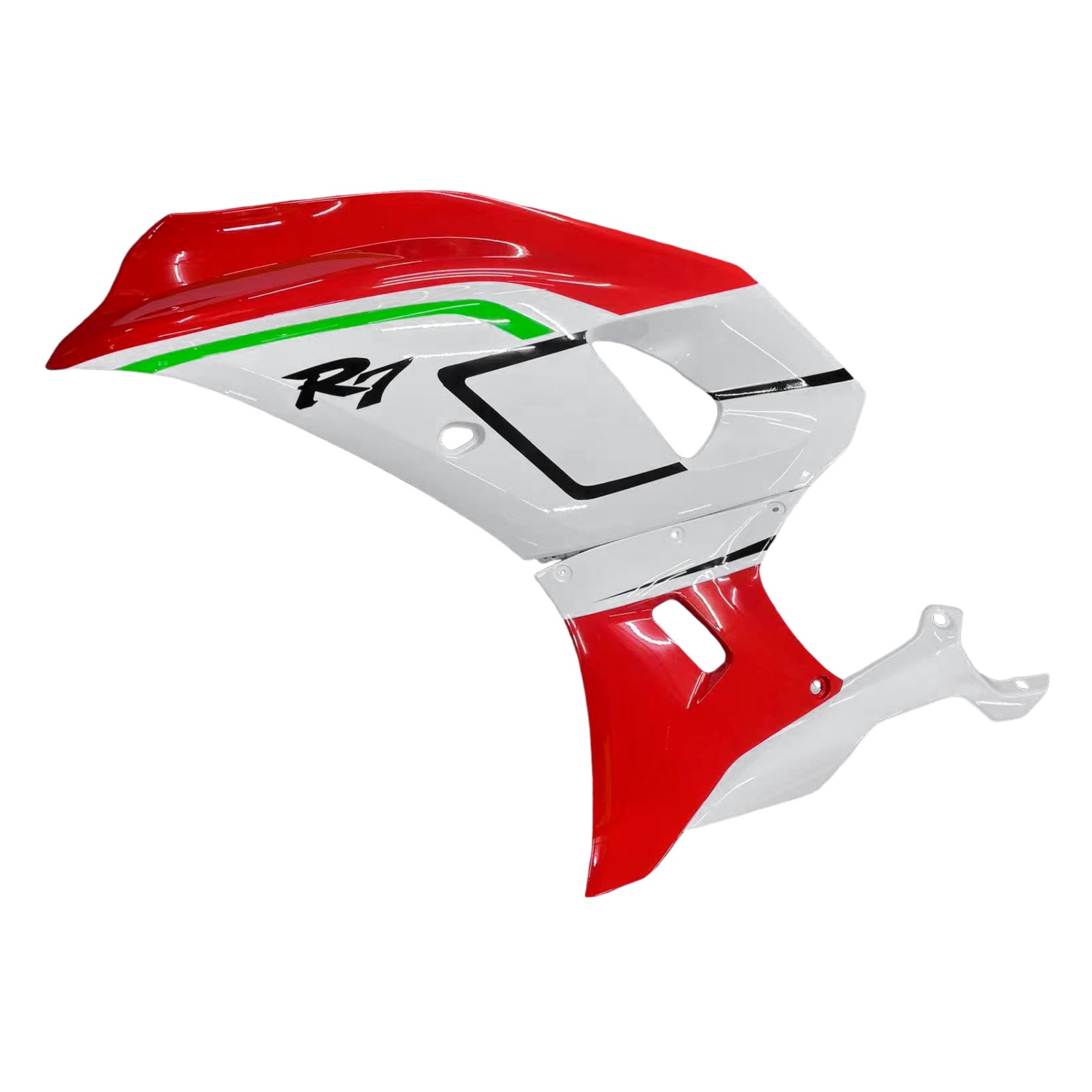 Amotopart 2021-2025 Yamaha YZF-R7 White Red Fairing Kit