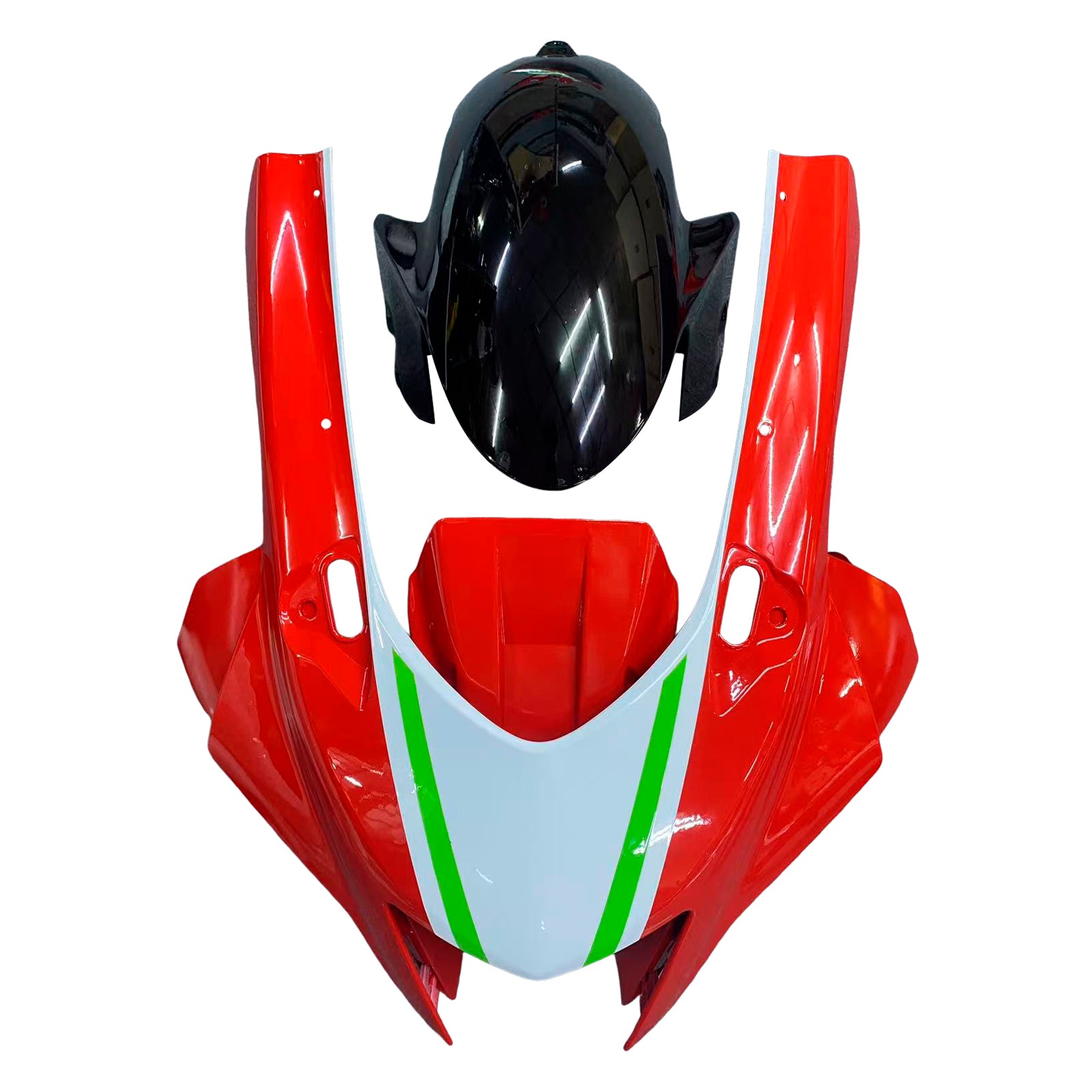 Amotopart 2021-2025 Yamaha YZF-R7 White Red Fairing Kit