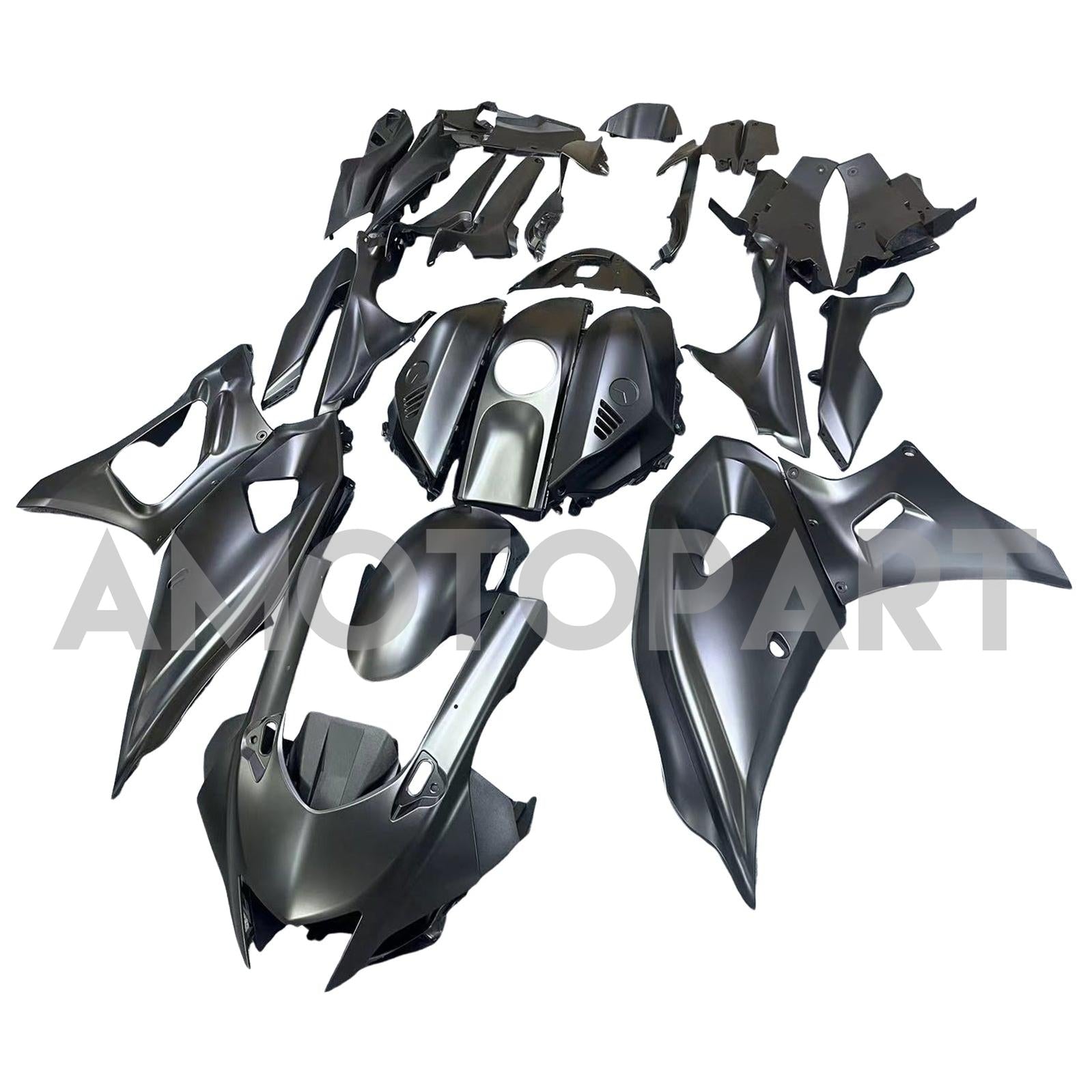 Amotopart 2021-2025 Yamaha YZF-R7 Matte Black Fairing Kit