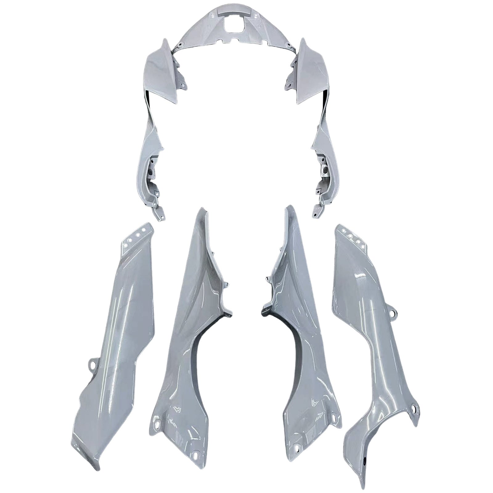 Amotopart 2021-2025 Yamaha YZF R7 Black Gray Fairing Kit