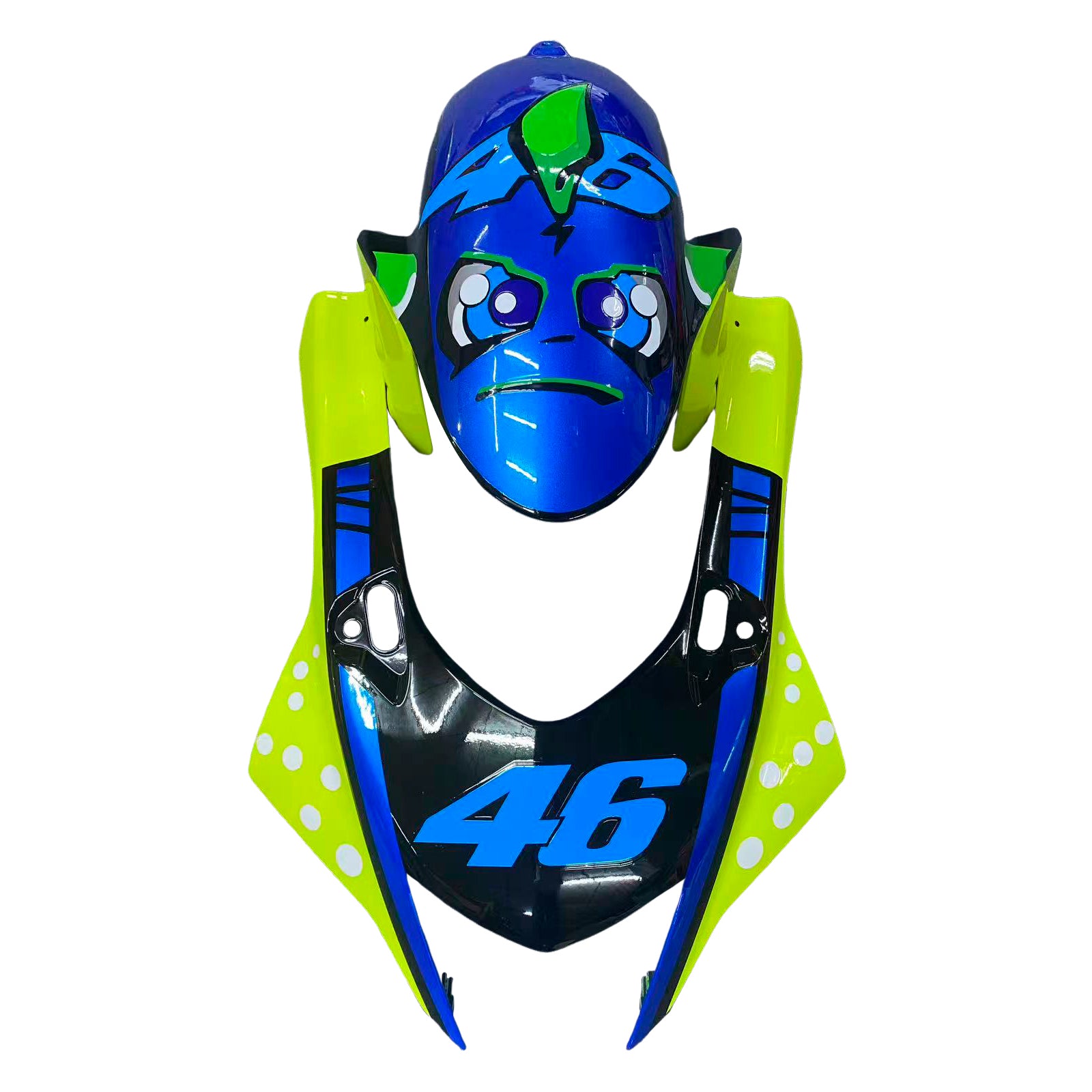 Amotopart 2021-2025 Yamaha YZF-R7 Black Yellow Blue Fairing Kit