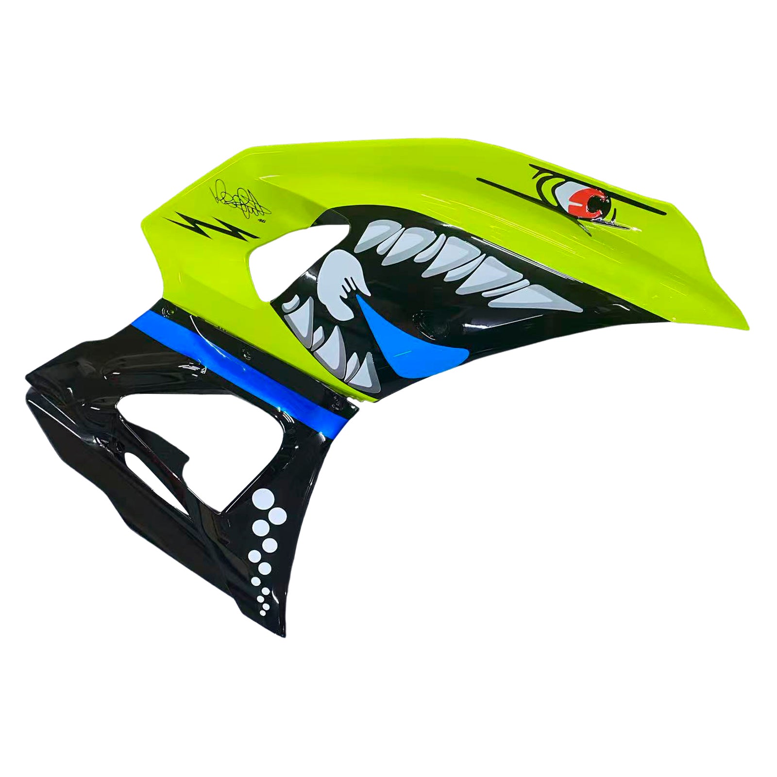 Amotopart 2021-2025 Yamaha YZF-R7 Black Yellow Blue Fairing Kit