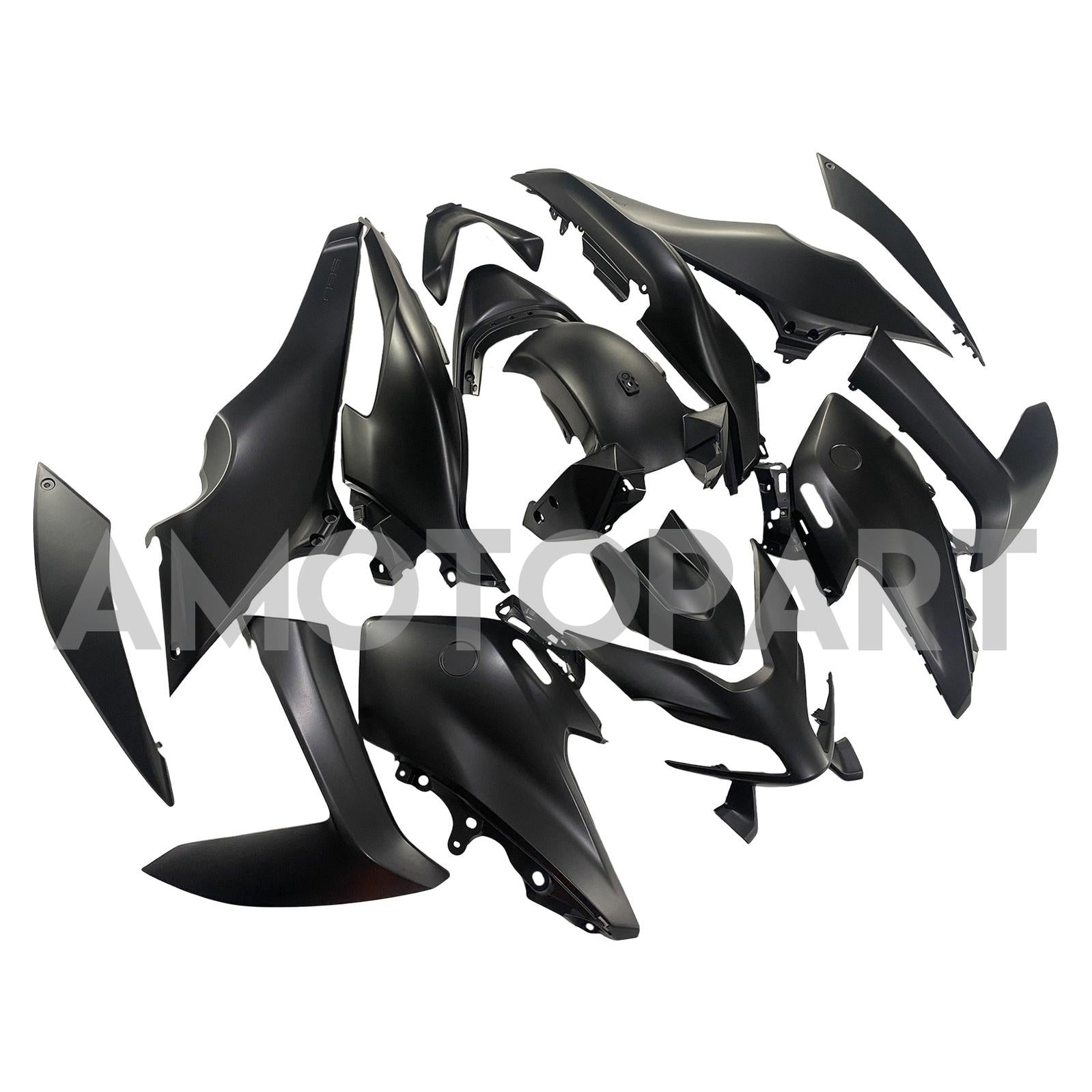 Amotopart 2022-2024 Yamaha TMAX560 Black Fairing Kit