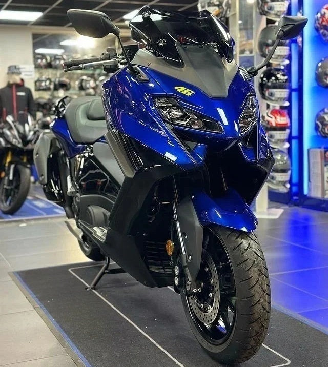 Amotopart 2022-2024 Yamaha TMAX560 Blue Black Fairing Kit