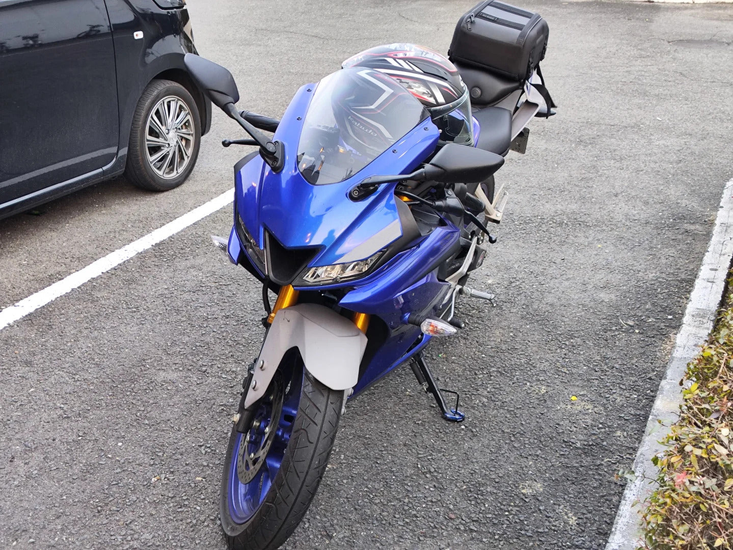 Amotopart 2018–2024 Yamaha YZF R15 Blaugraues Verkleidungsset