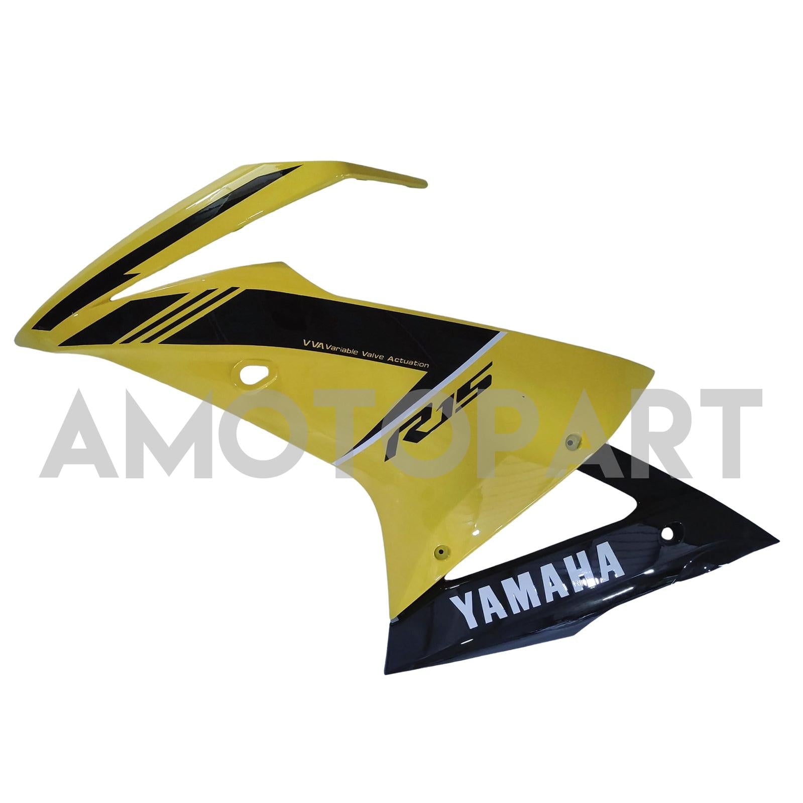 Amotopart 2018-2024 Yamaha YZF R15 Gelbes Schwarzverkleidungskit