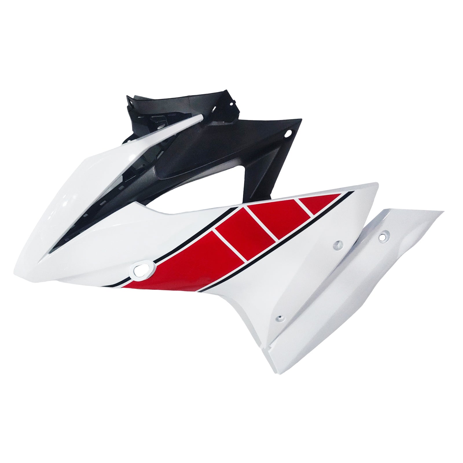 Amotopart 2019-2024 Yamaha Yzf R125 White Red Black Fairing Kit