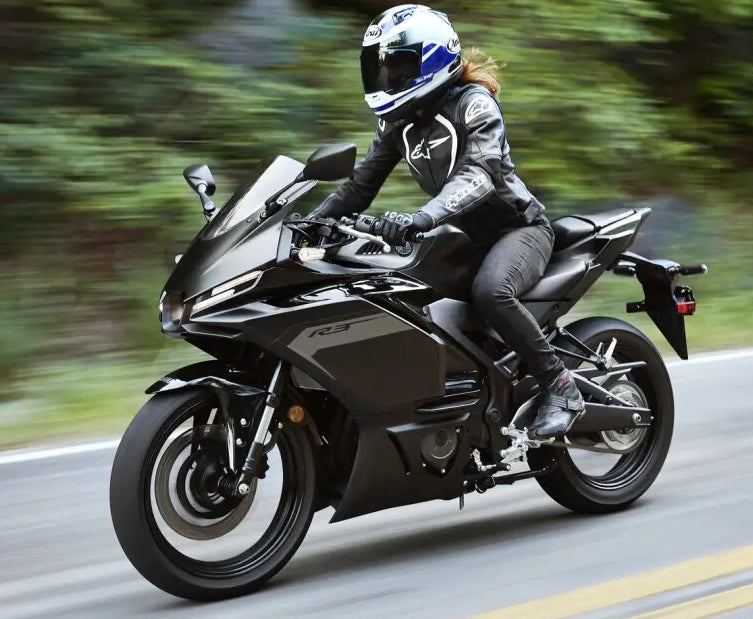 Amotopart 2025-2026 Yamaha YZF R3 YZF R25 Black Fairing Kit