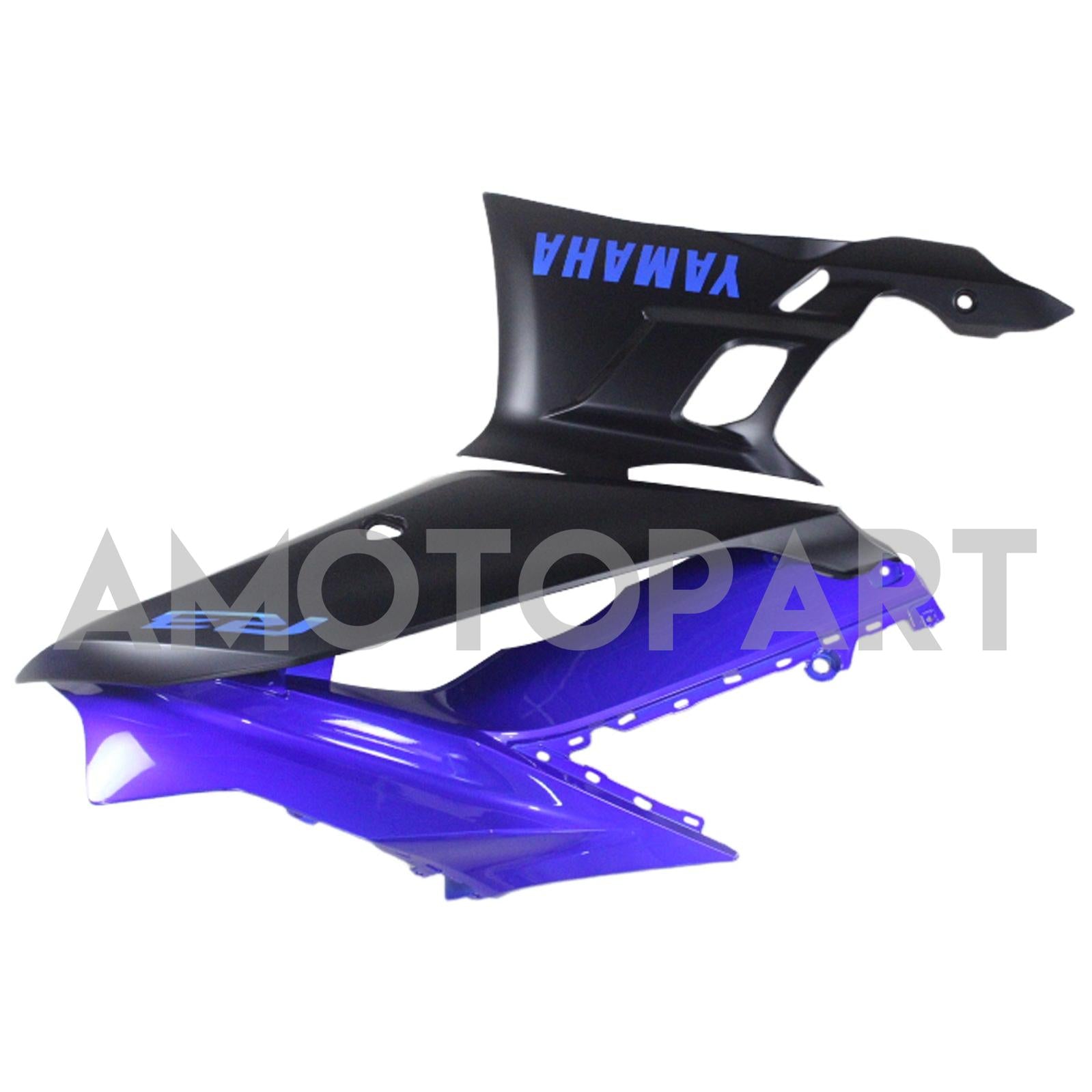 Amotopart 2022-2024 Yamaha YZF-R3 R25 Blue Style3 Fairing Kit