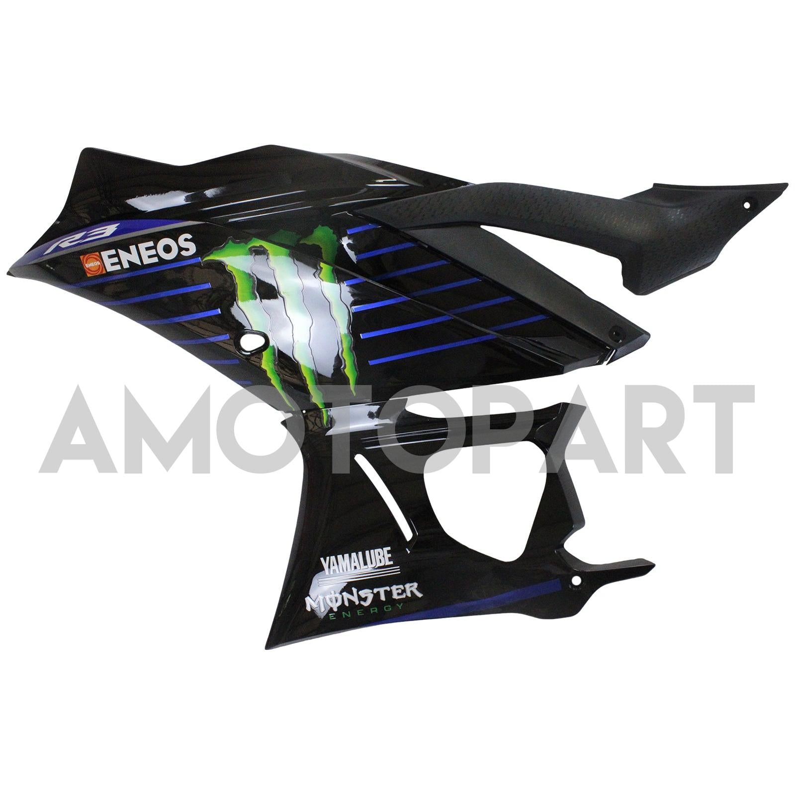 Amotopart 2022-2024 Yamaha YZF-R3 R25 Monster Style2 Kit de carénage