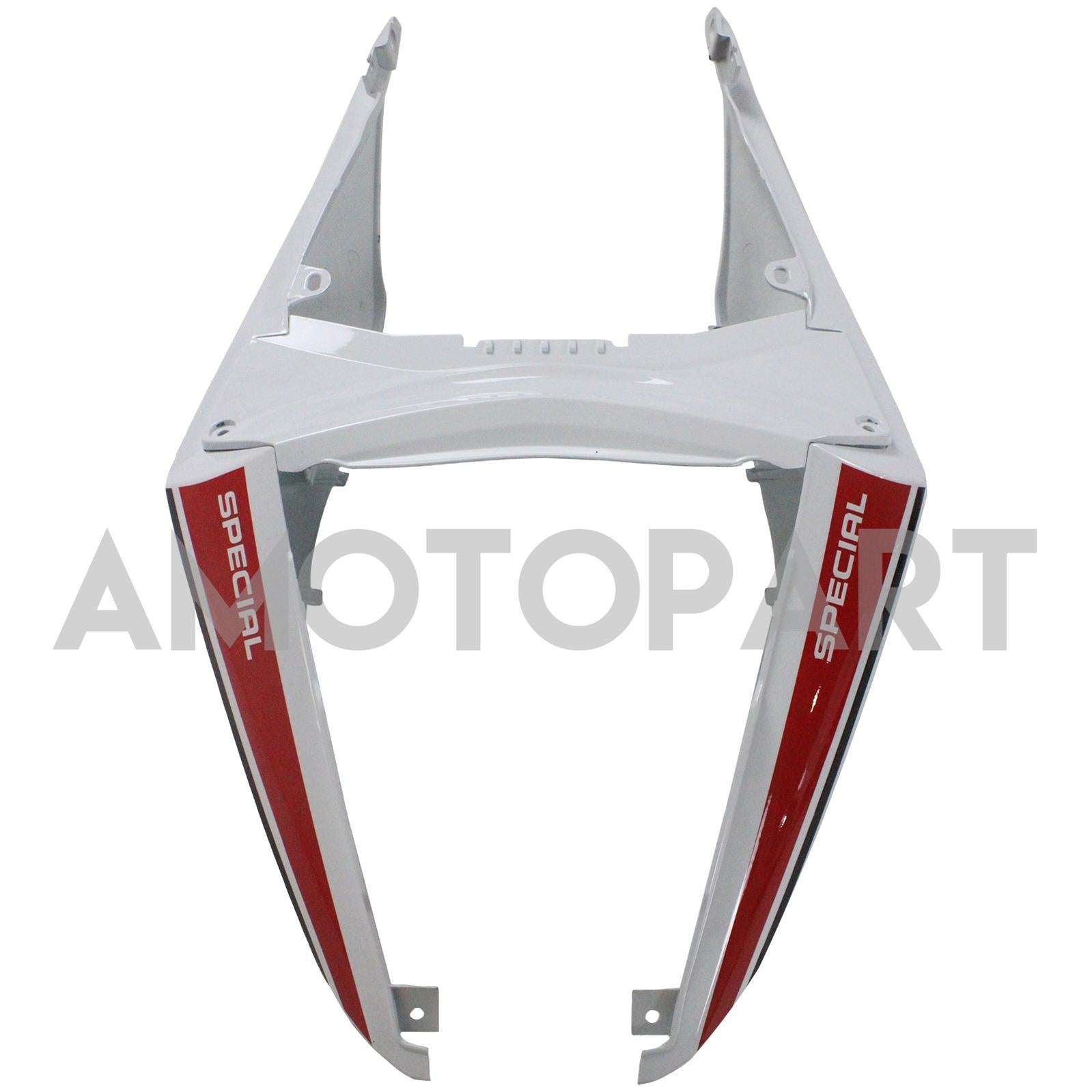 Amotopart 2022-2023 Yamaha YZF-R3 R25 White & Red Fairing Kit