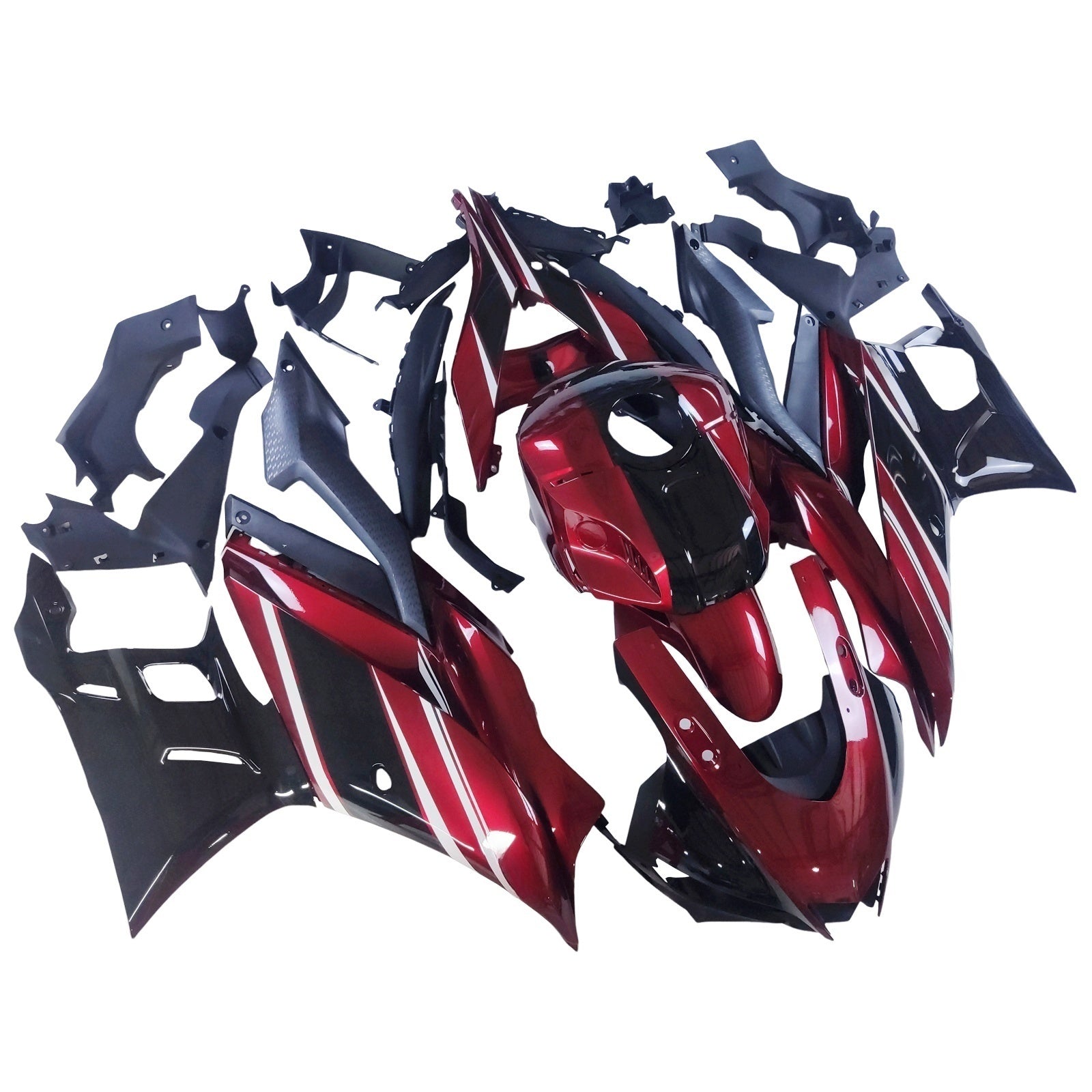 Amotopart 2022-2023 ヤマハ YZF-R3 R25 レッド フェアリングキット