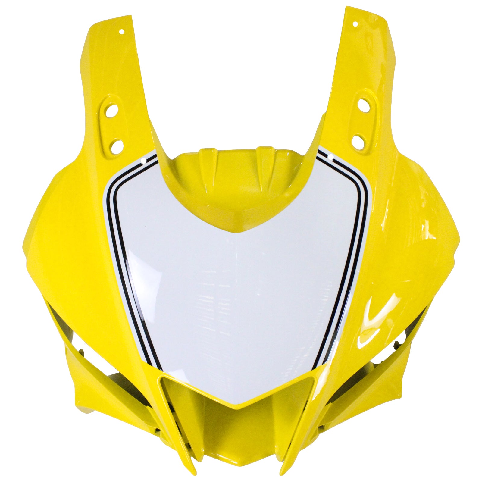 Amotopart 2022-2023 Yamaha YZF-R3 R25 Yellow & White Fairing Kit