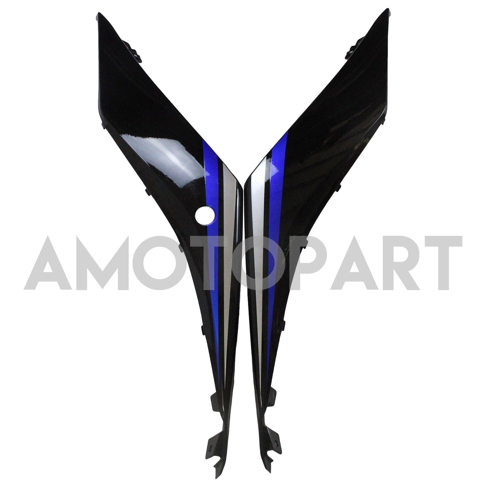Amotopart 2022-2023 Yamaha YZF-R3 R25 Sliver & Black Fairing Kit