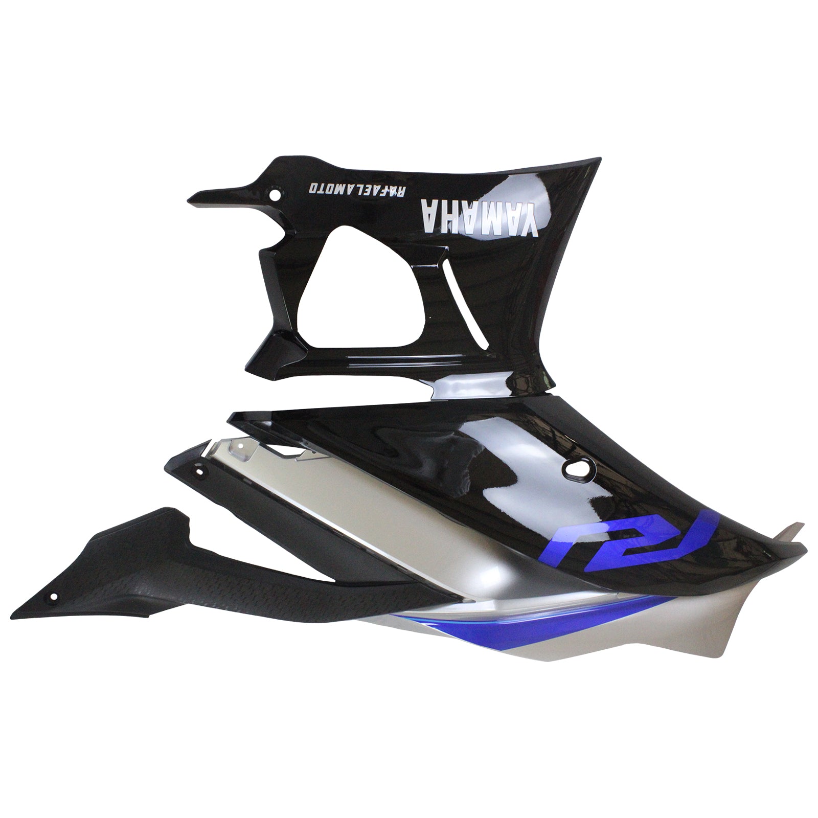 Amotopart 2022-2024 Yamaha YZF-R3 R25 Sliver&Black Fairing Kit