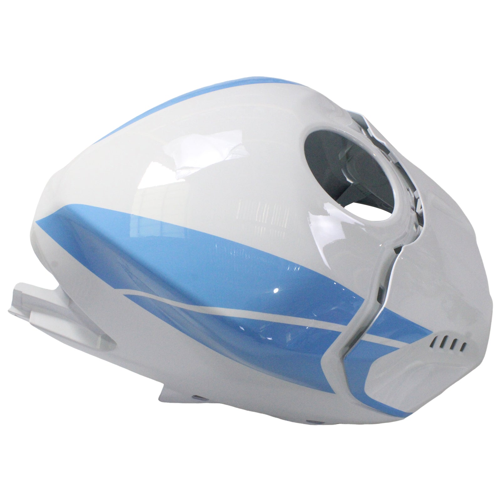 Amotopart 2022-2023 Yamaha YZF-R3 R25 White & Blue Style2 Fairing Kit