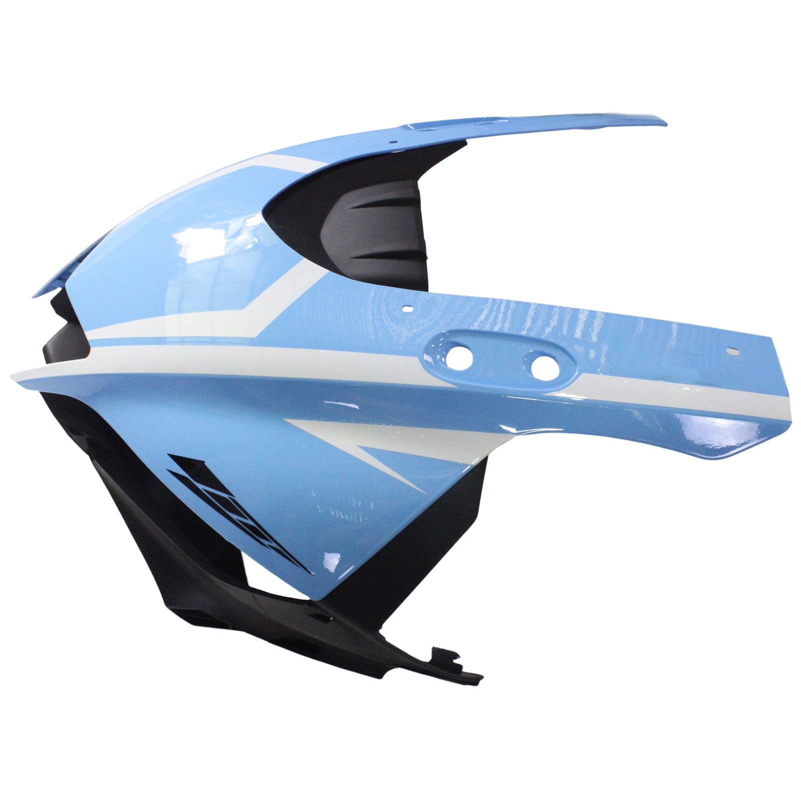 Amotopart 2022-2023 Yamaha YZF-R3 R25 White & Blue Style2 Fairing Kit