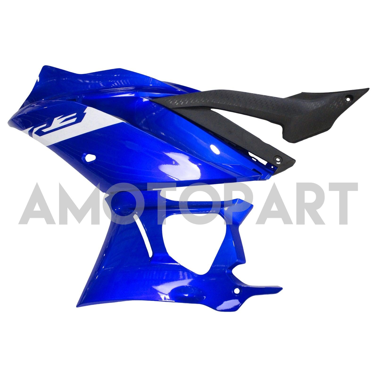 Amotopart 2022-2024 Yamaha YZF-R3 R25 Blue Style9 Fairing Kit