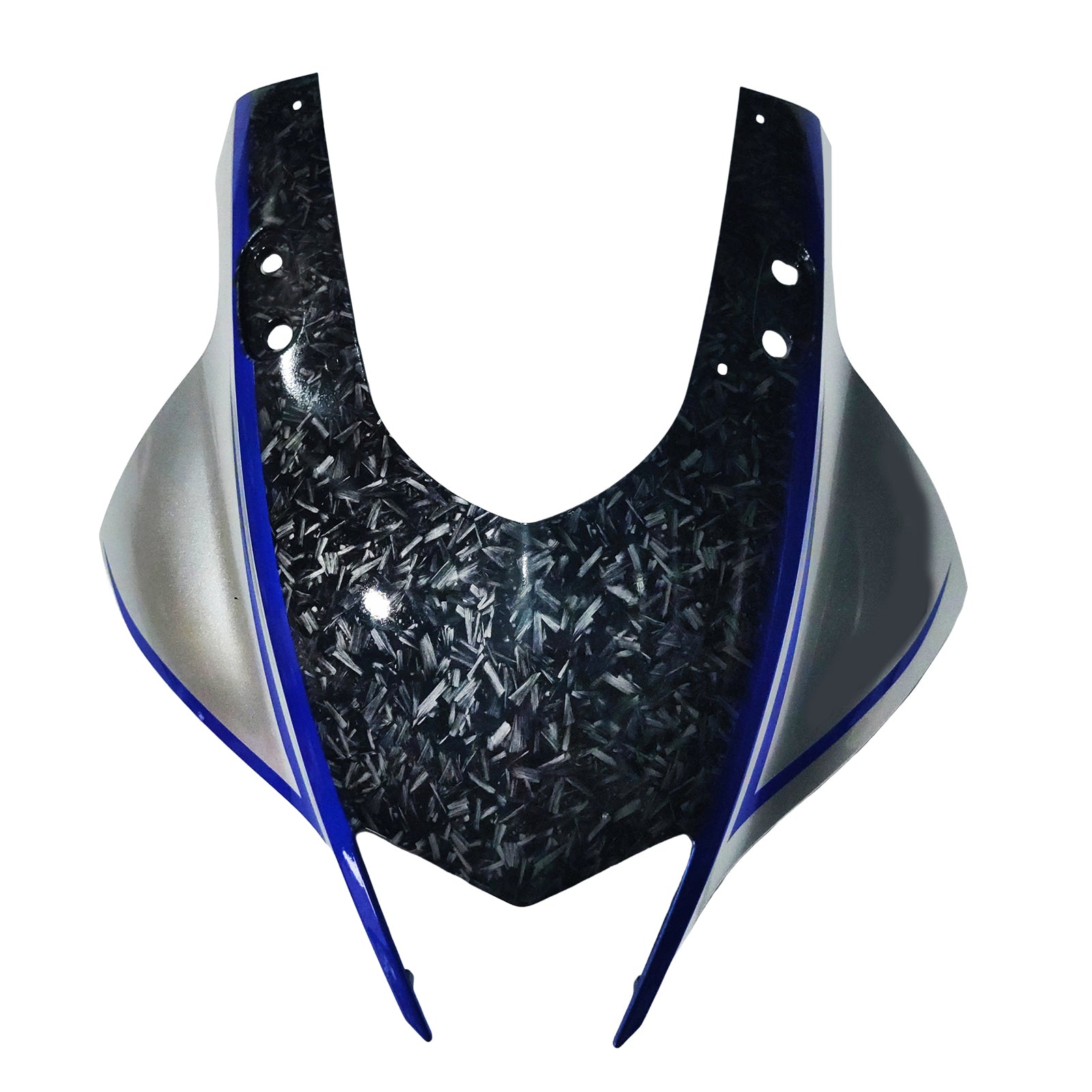 Amotopart 2022-2024 Yamaha YZF-R3 R25 Blue Marble Carbon fiber Fairing Kit