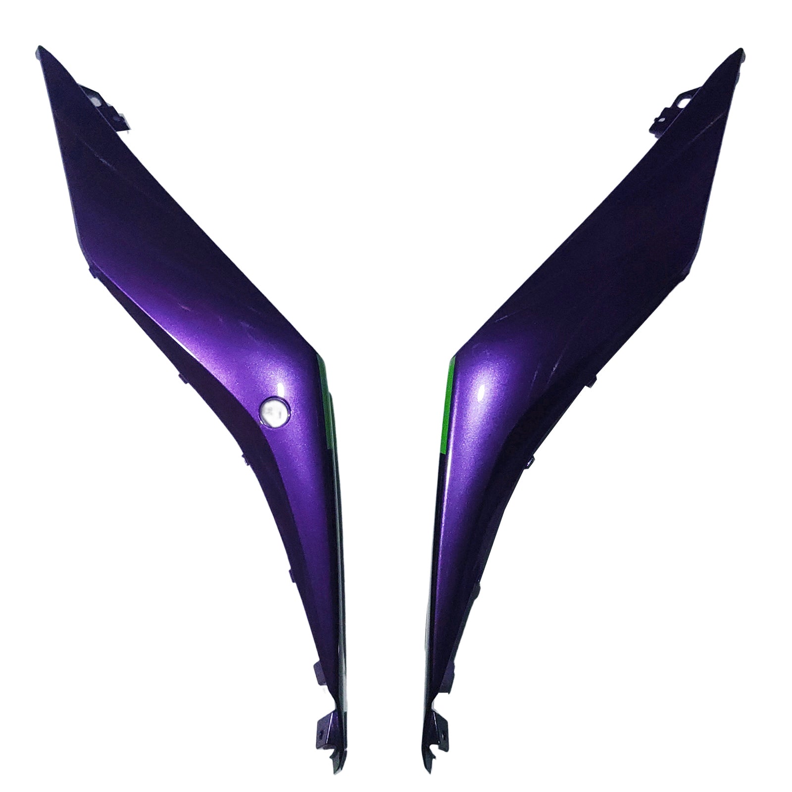 Amotopart 2022-2024 Yamaha YZF-R3 R25 Purple&Green Fairing Kit