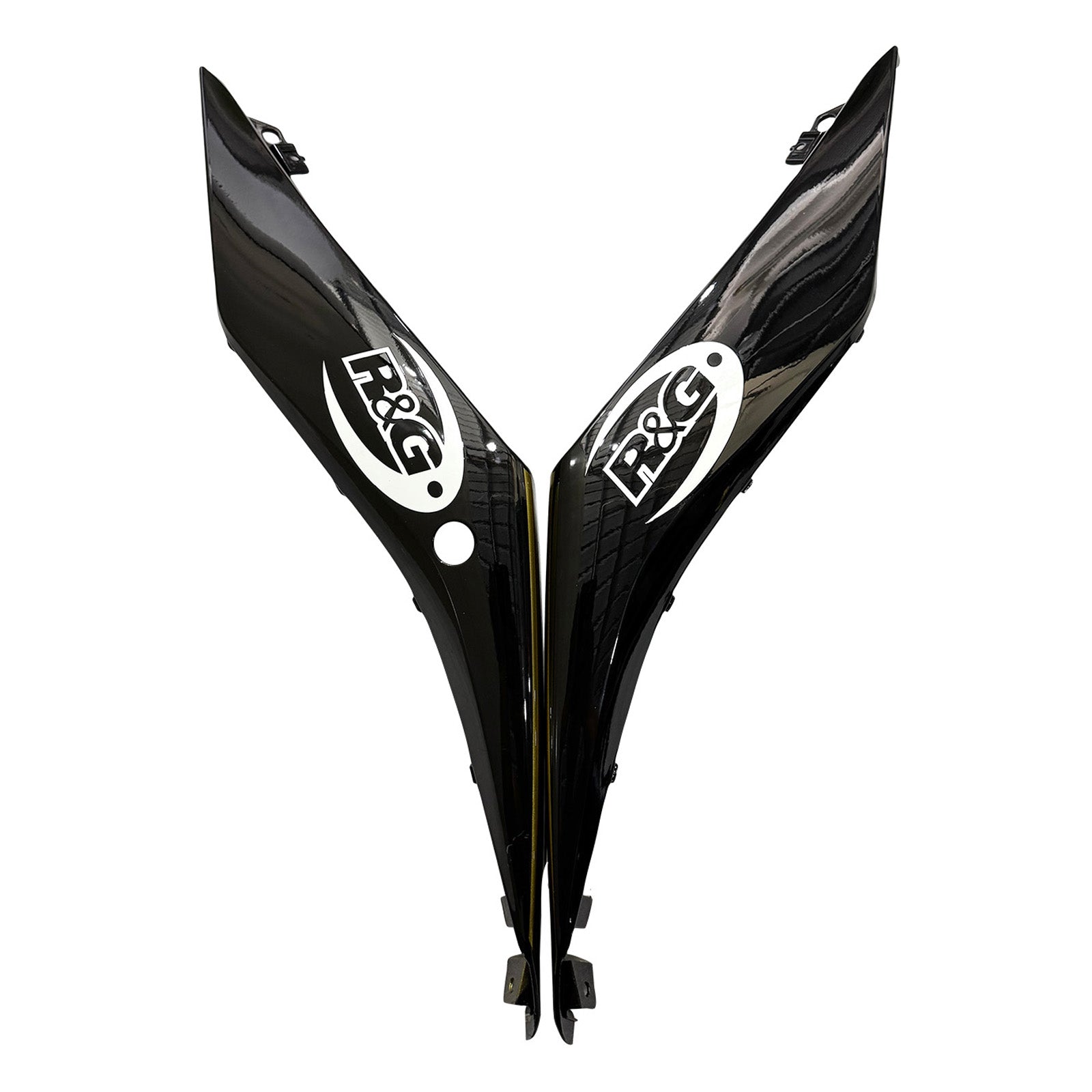Amotopart 2022-2023 Yamaha YZF-R3 R25 Gold & Black Fairing Kit