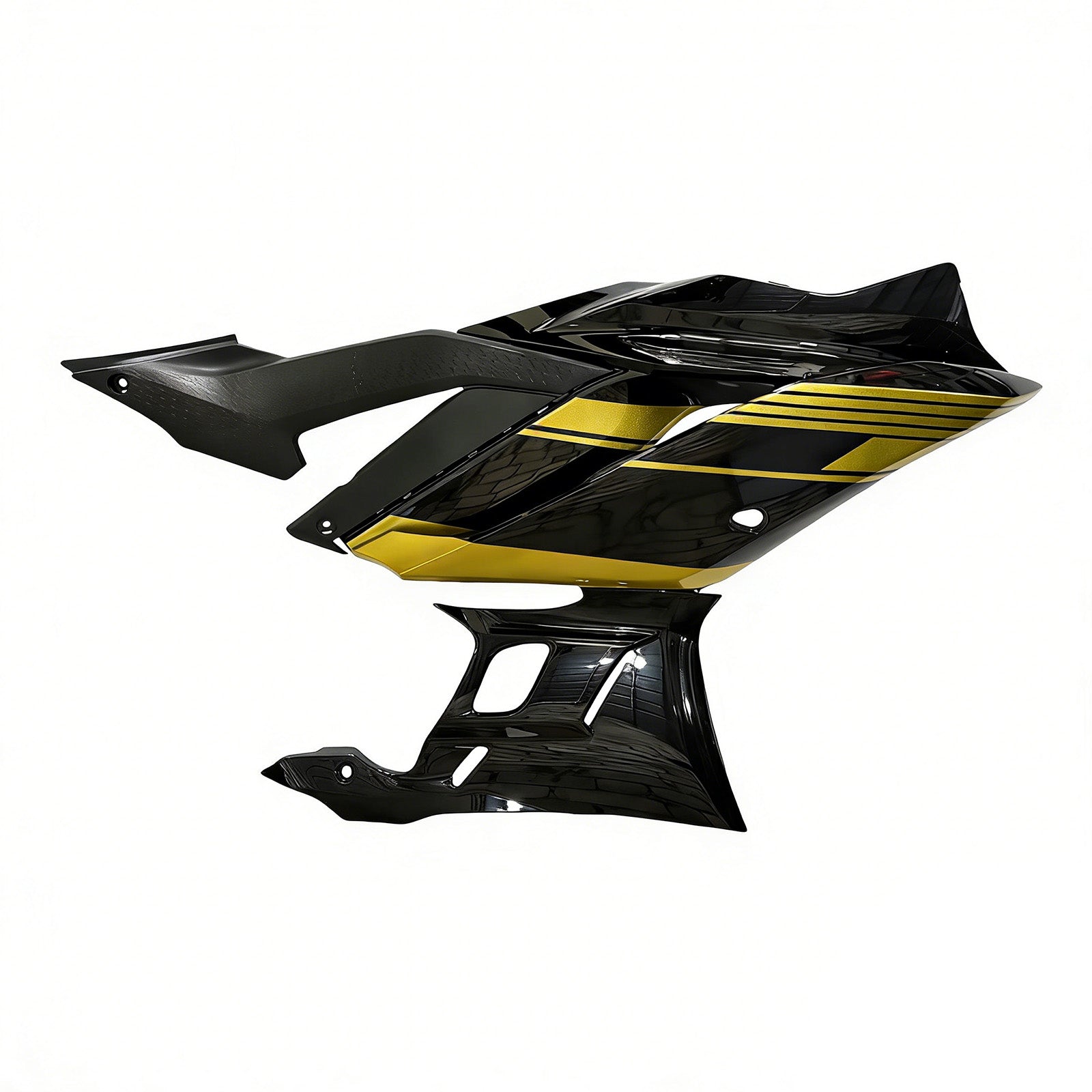 Amotopart 2022-2024 Yamaha YZF-R3 R25 Gold&Black Fairing Kit