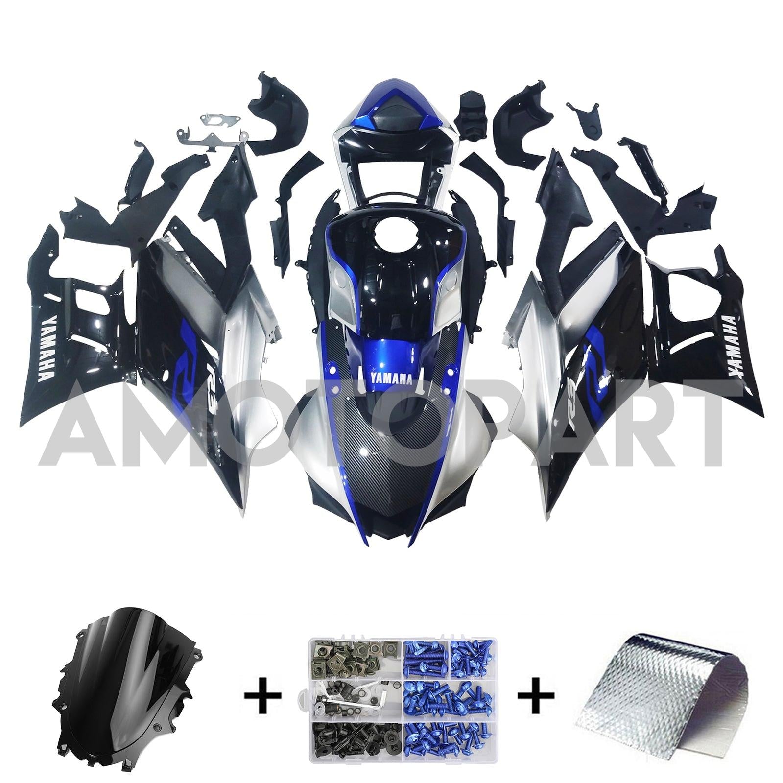 AMOTOPT 2022-2023 YAMAHA YZF-R3 R25 CINZ