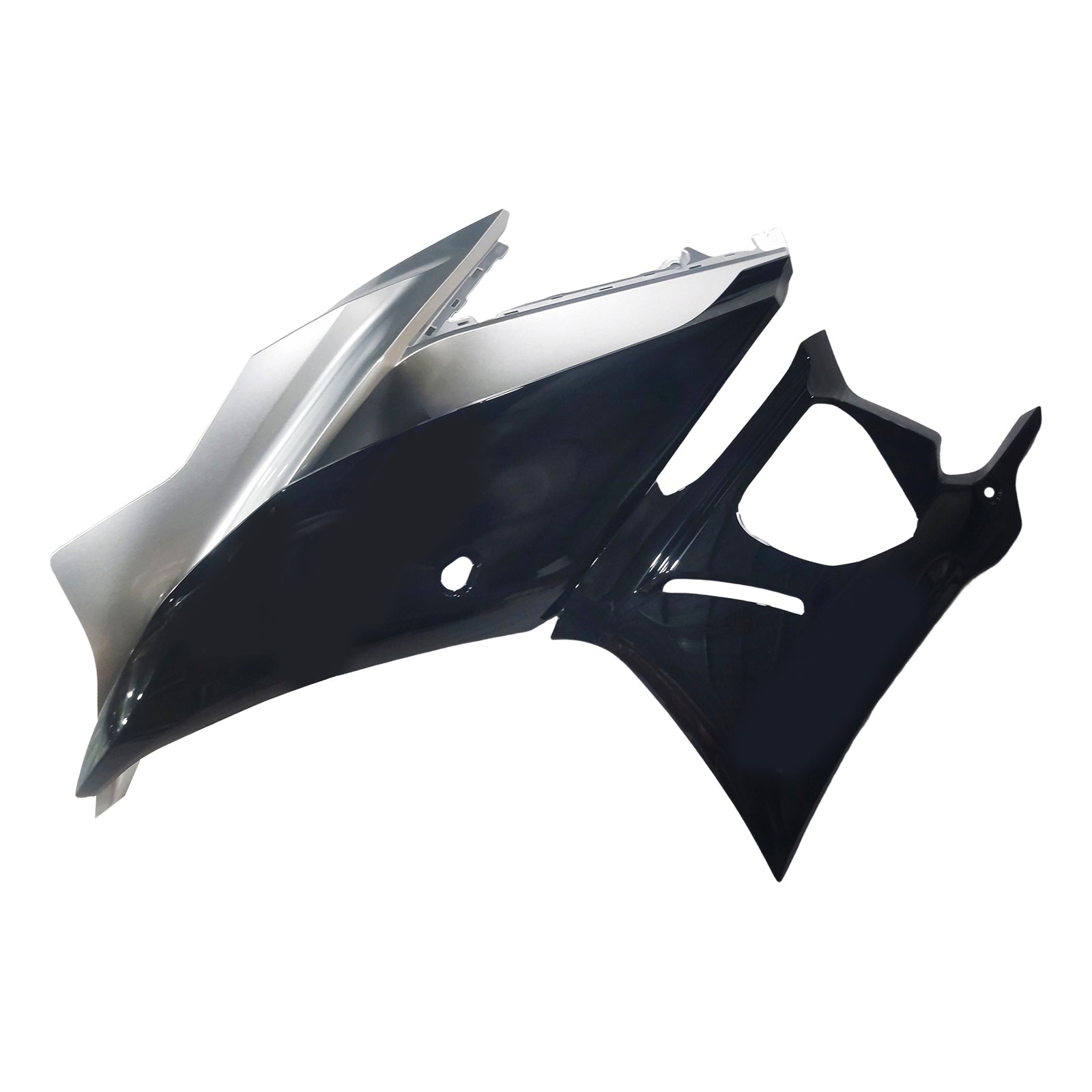 AMOTOPART 2022-2023 YAMAHA YZF-R3 R25 GRÅ MED BLÅ STYLE3 FAIRING KIT