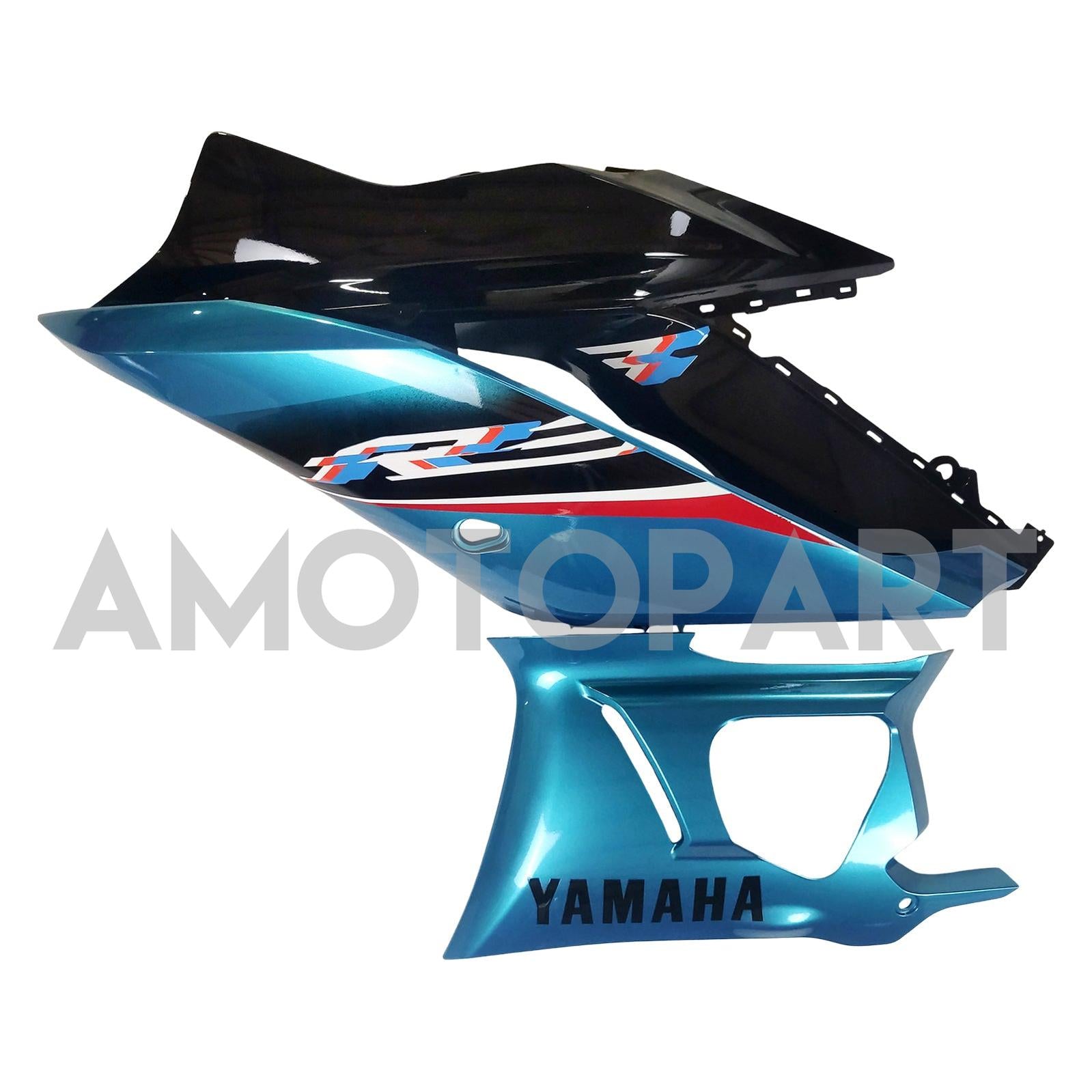 Amotopart 2022-2024 Yamaha YZF-R3 & R25 Blue Black Fairing Kit