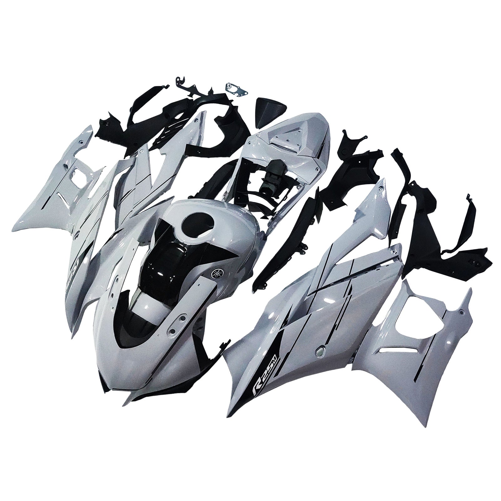 Amotopart 2022-2024 Yamaha YZF-R3 & Kit carénage blanc R25