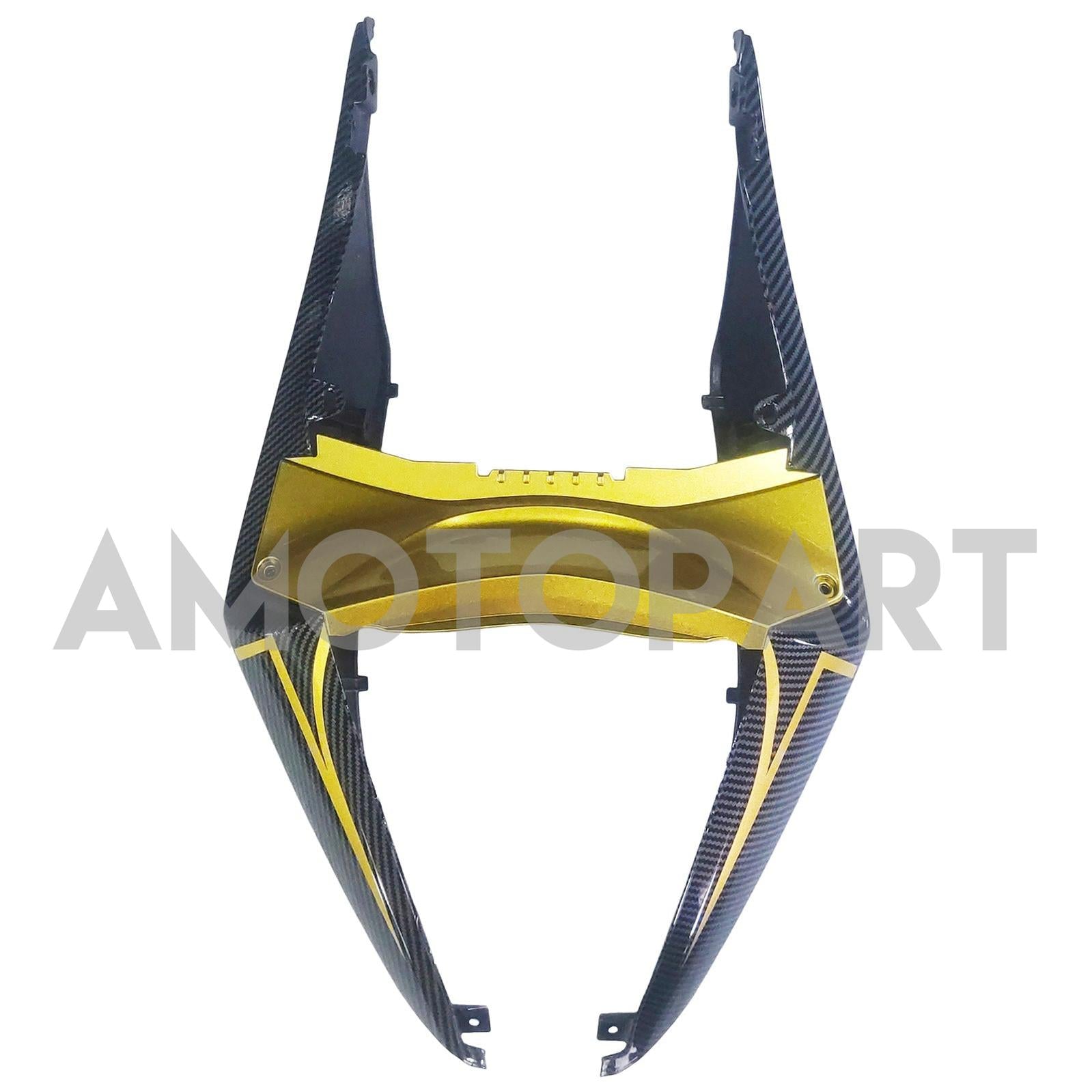 Amotopart 2022-2024 Yamaha YZF-R3 & R25 Karbonfiber Svart gullgult fairing Kit
