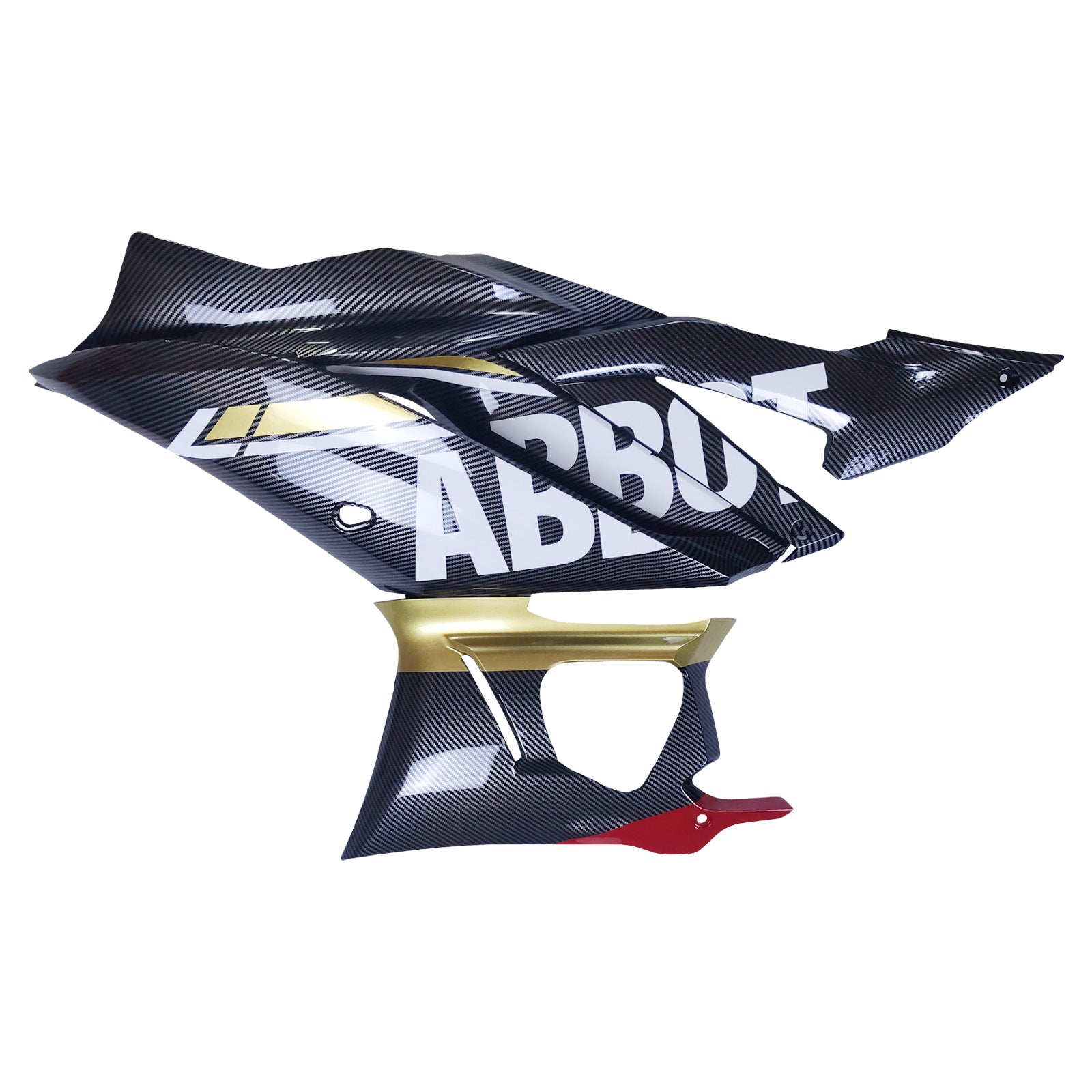 Amotopart 2022-2024 ヤマハ YZF-R3 & R25 カーボンファイバー ブラック ゴールド ホワイト レッド フェアリングキット