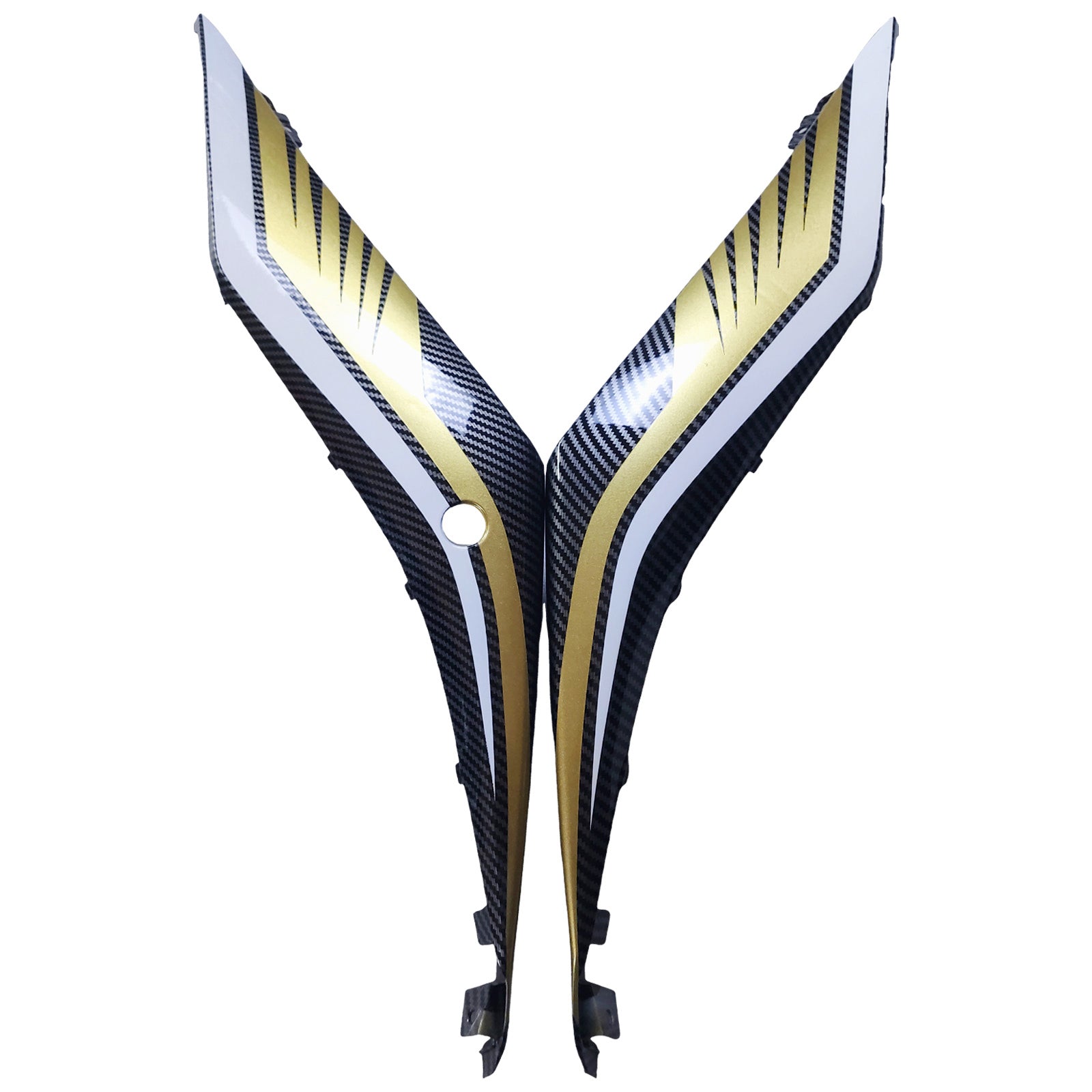 Amotopart 2022-2024 ヤマハ YZF-R3 & R25 カーボンファイバー ブラック ゴールド ホワイト レッド フェアリングキット