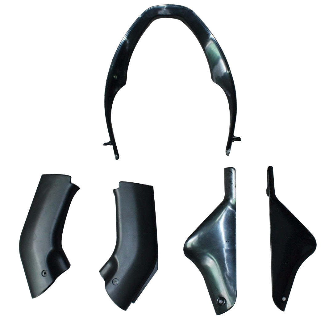 Amotopart 2000-2002 Kawasaki ZX6R 636 & Kit de carénage non peint pour Kawasaki ZZR600 2005-2008